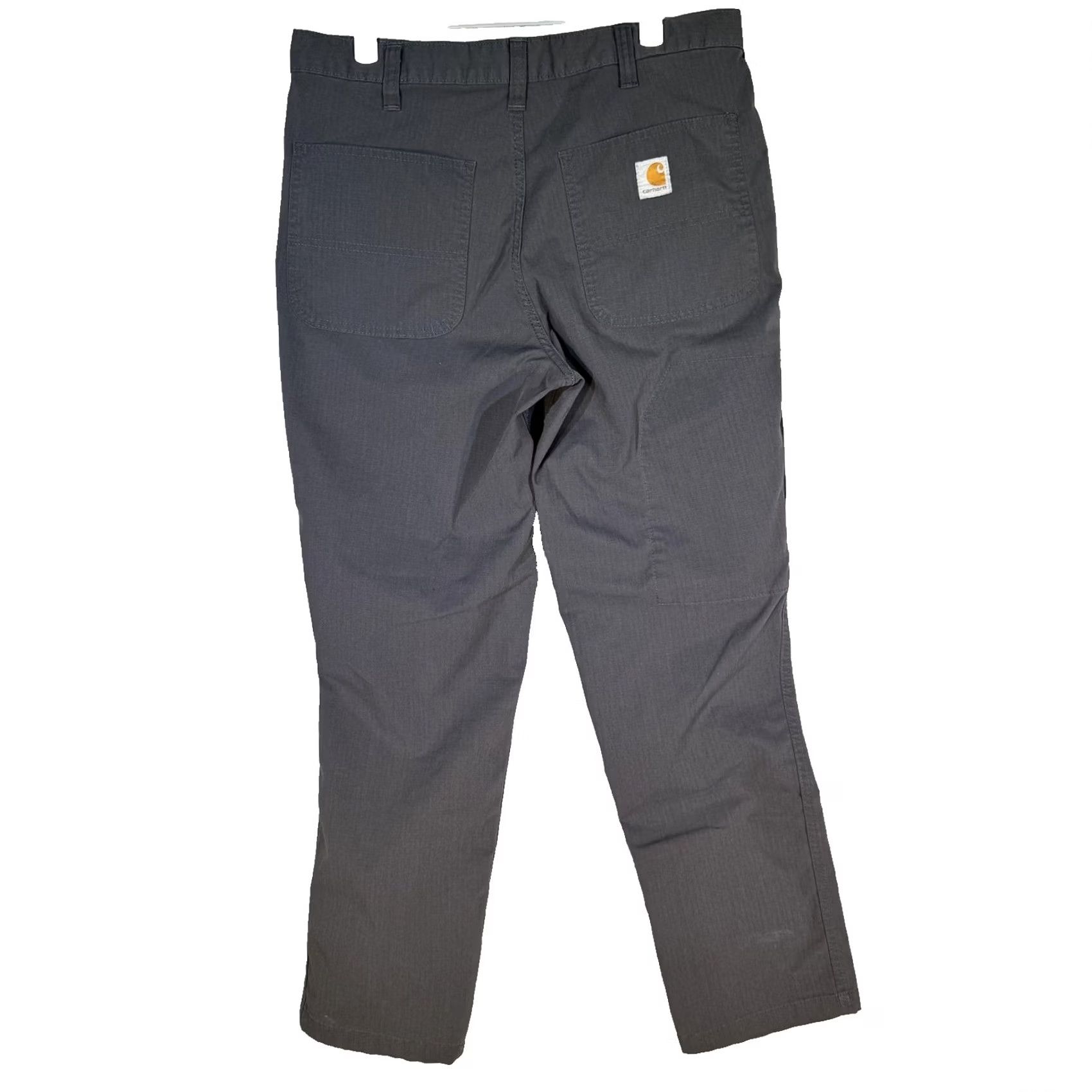 Carhartt Carhartt Pants Mens 31x29 Gray Relaxed Fit Ripstop Workwear Outdoor Pants Mens Regular Gray Ripstop Workwear 74533-39 Size US 31 - 2 Thumbnail
