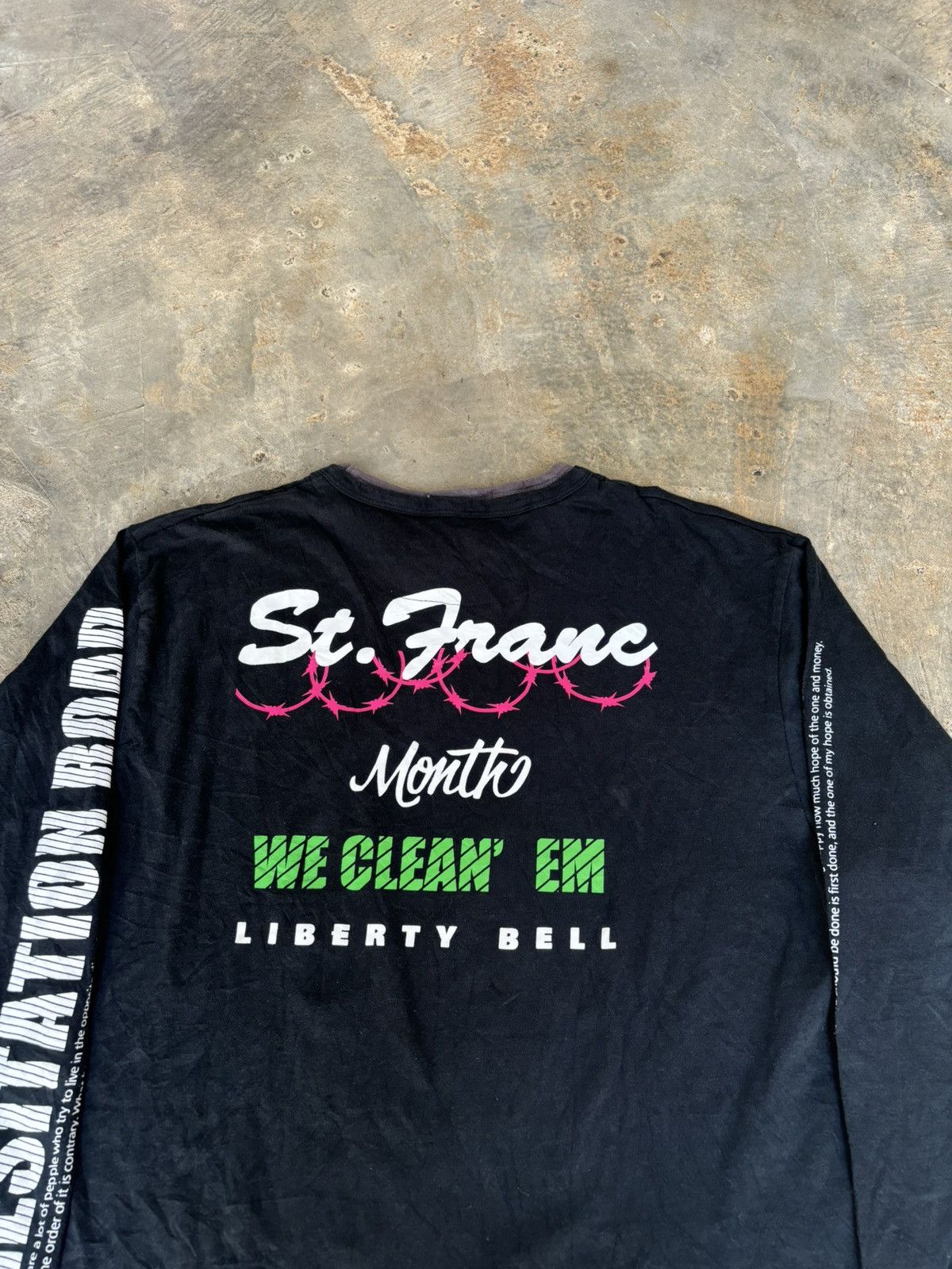 Hysteric Glamour × Japanese Brand Y2k ST. Franc Ifsixwasnine Punk style Longsleeve Size US L / EU 52-54 / 3 - 3 Thumbnail