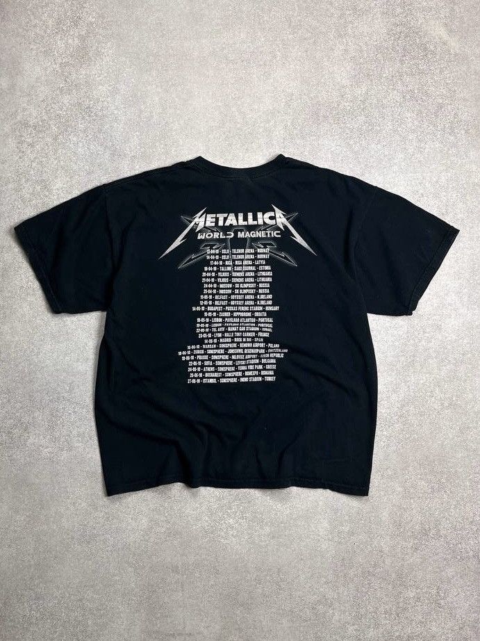Band Tees VINTAGE METALLICA MAGNETIC WORLD TOUR PROMO T-SHIRT XL Size US L / EU 52-54 / 3 - 3 Thumbnail