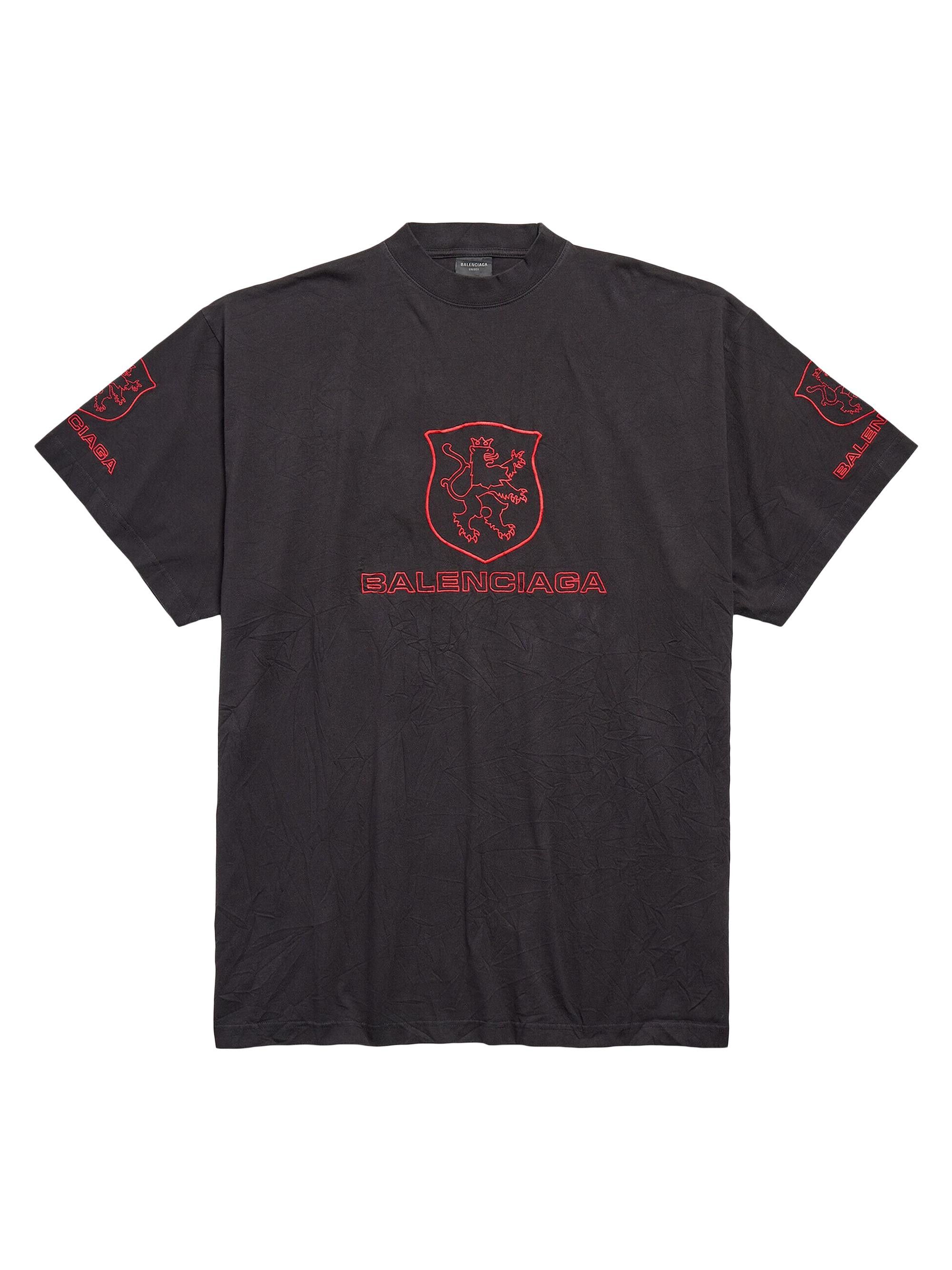 Balenciaga lion club t-shirt oversized Size US M / EU 48-50 / 2 - 1 Thumbnail