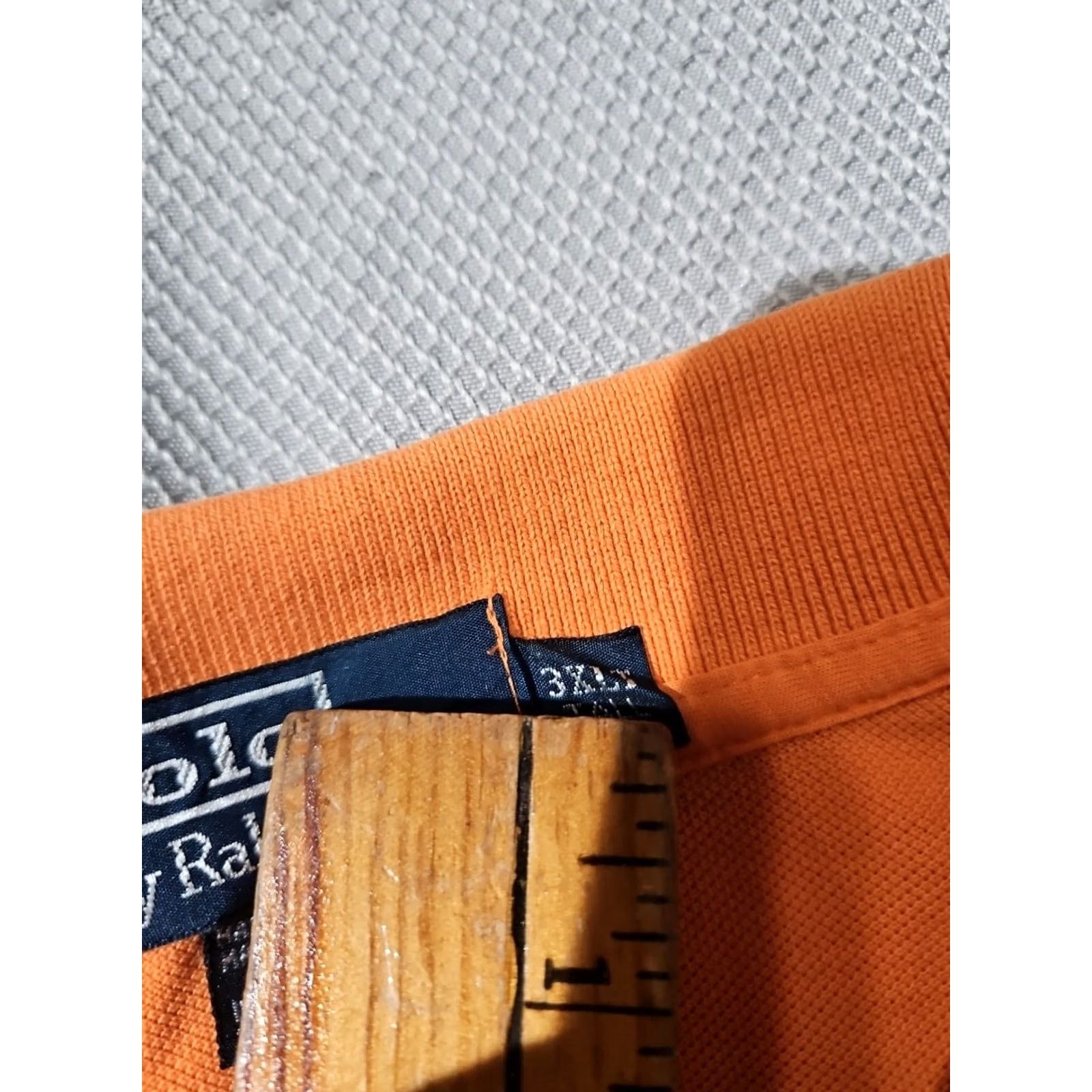 Polo Ralph Lauren Ralph Lauren Polo Shirt Men 3XLT XXXLT Orange Pony Logo Polo Preppy Button Casual Polo Shirt Size US XXL / EU 58 / 5 - 7 Thumbnail