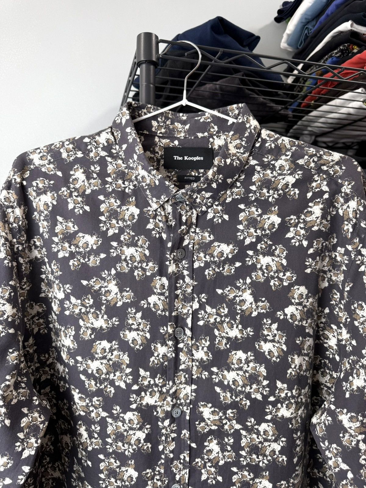 The Kooples The Kooples Paris Luxury Printed Shirt Size US L / EU 52-54 / 3 - 2 Thumbnail