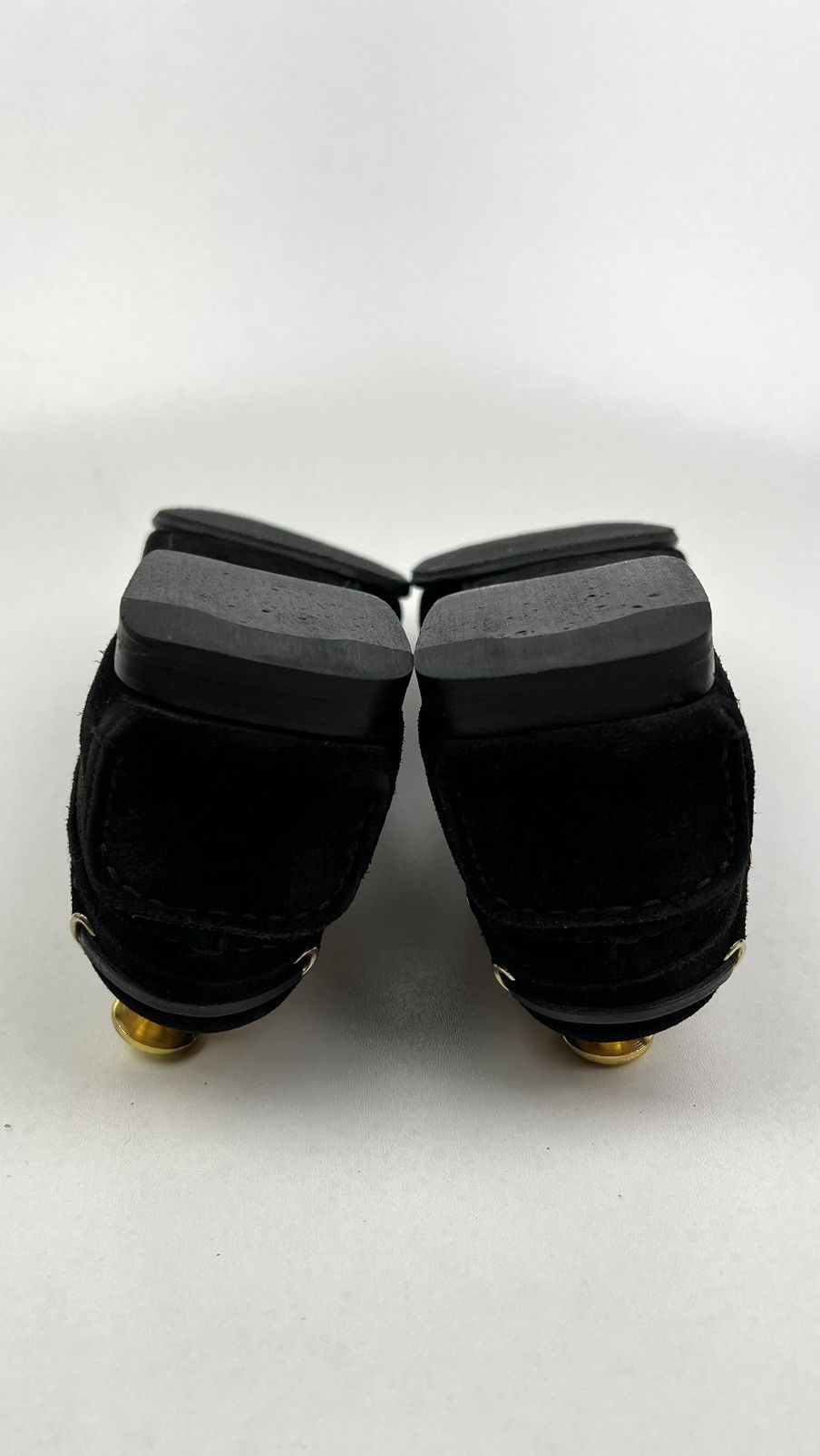 Tom Ford TOM FORD Loafers Black Suede Shoes Tassel Size US 12 / EU 45 - 12 Thumbnail