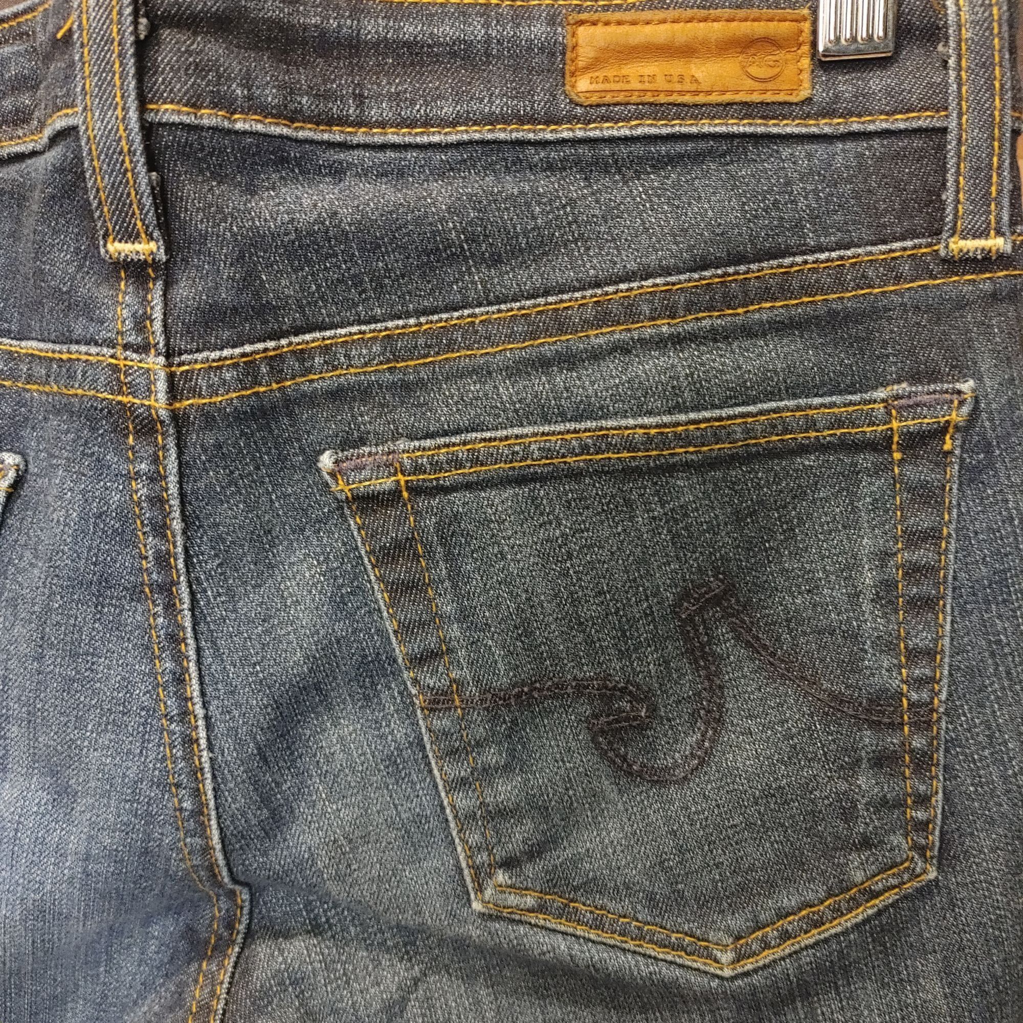 Other AG | Adriano Goldschmied Medium Washed Blue Denim Straight L Size 26" / US 2 / IT 38 - 2 Thumbnail