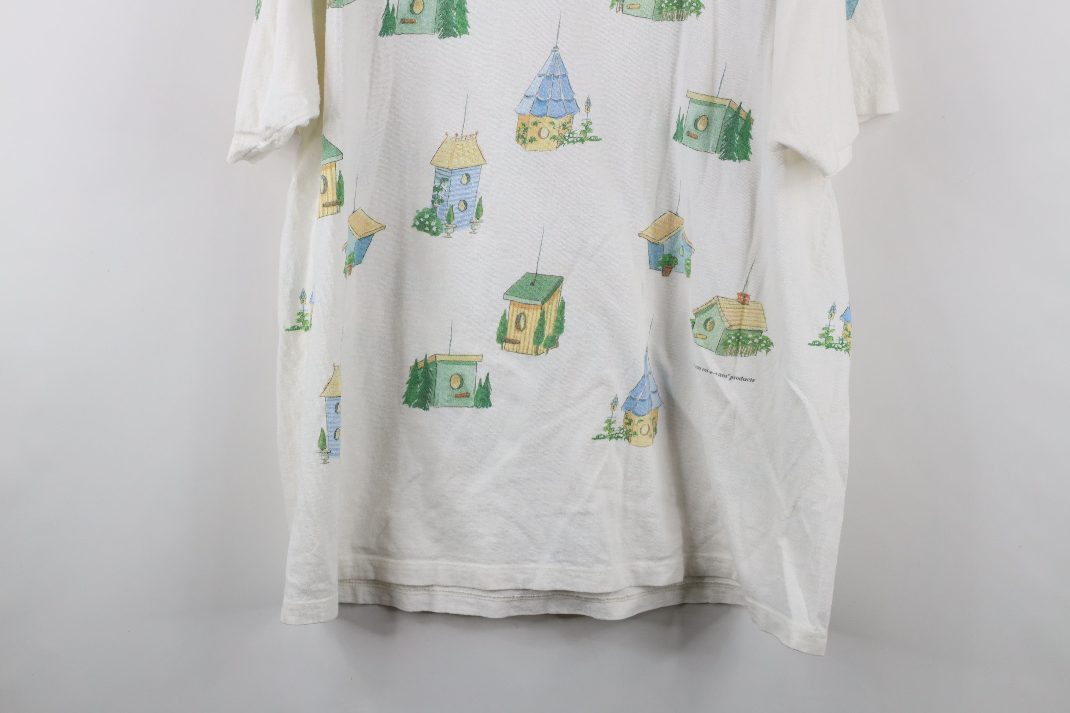 Vintage Vintage 90s Streetwear Birdhouse All Over Print T-Shirt USA Size XL / US 12-14 / IT 48-50 - 14 Thumbnail