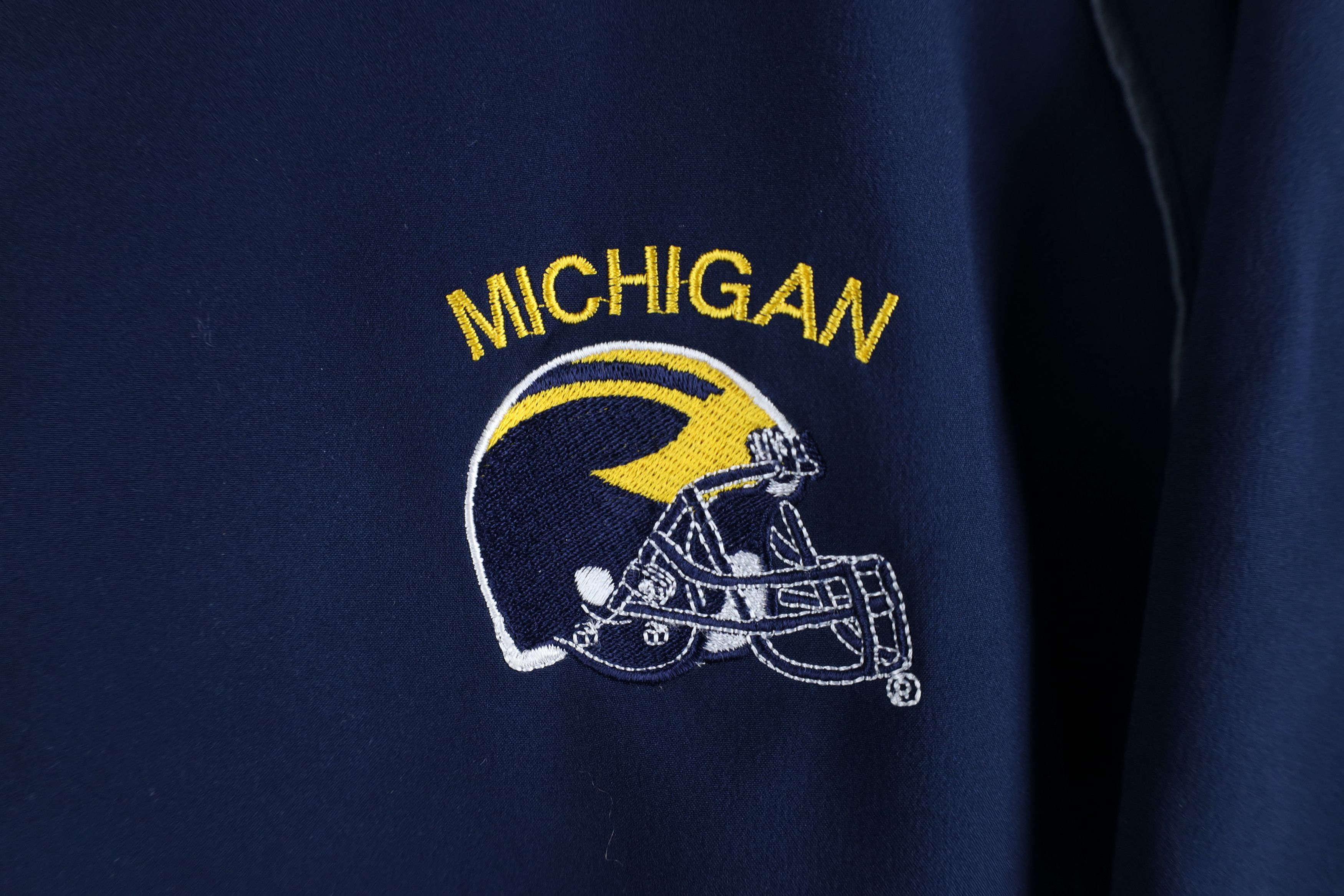Adidas × Vintage Adidas University of Michigan Football Softshell Jacket Size US S / EU 44-46 / 1 - 4 Thumbnail