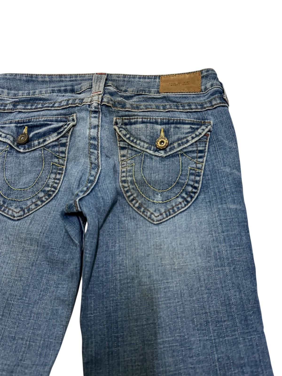 True Religion Y2K True Religion Flared Denim Signature Stitching Size US 29 - 9 Thumbnail
