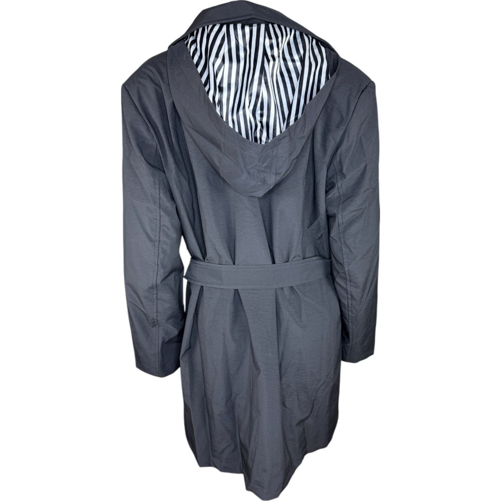 Other Dennis Basso Regular Water Resistant Trench Coat Black XL Size XL / US 12-14 / IT 48-50 - 7 Thumbnail