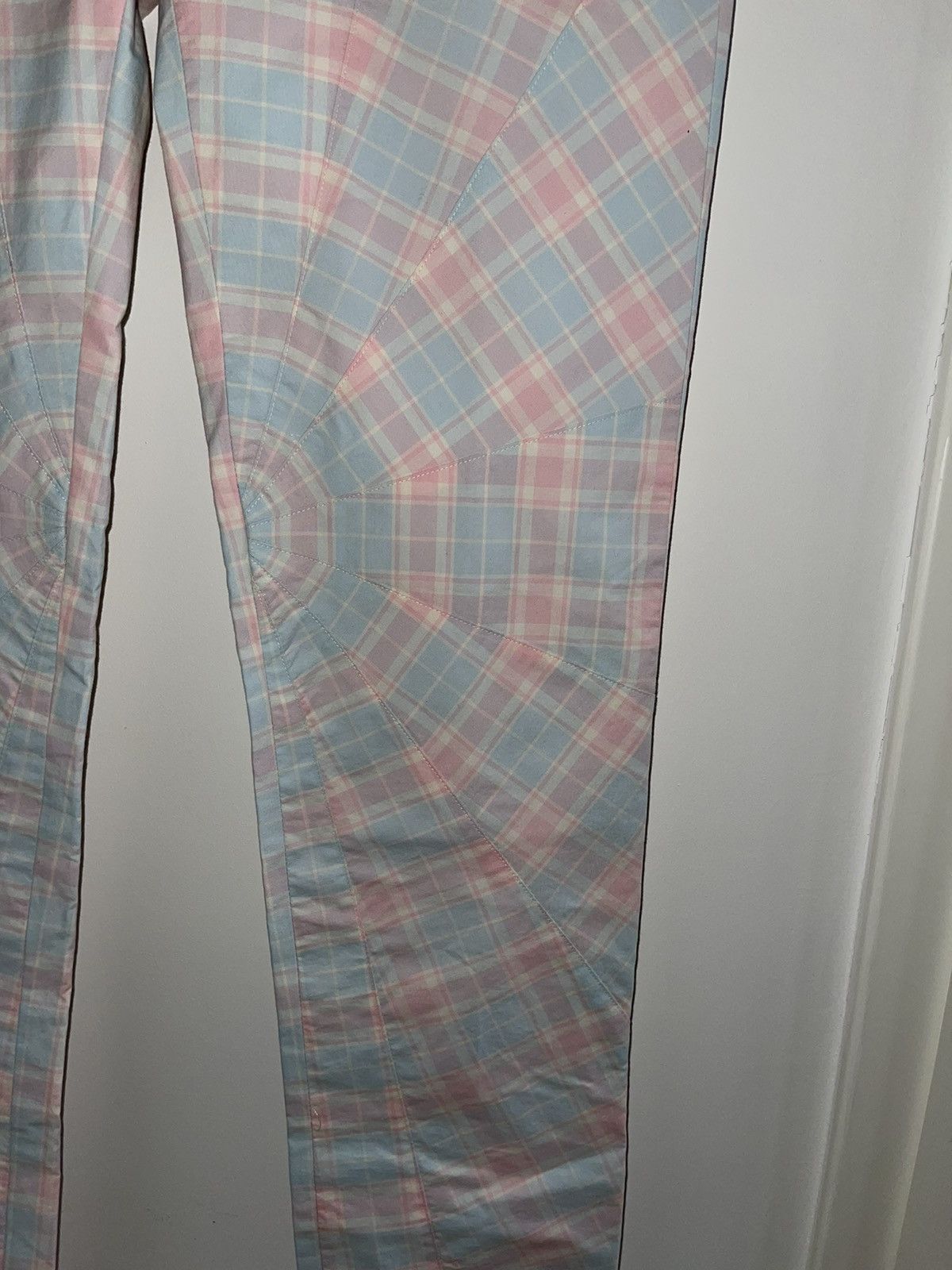 Walter Van Beirendonck Walter Van Beirendonck SS12 Spider Web Checkered Pants Size US 32 / EU 48 - 4 Thumbnail