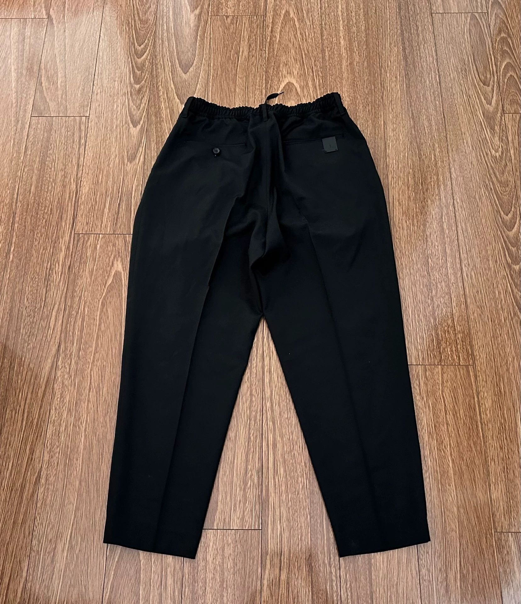 N.Hoolywood N.HOOLYWOOD Tapered Pants Wool Japan Black 9 38 Near New Size US 38 / EU 54 - 2 Thumbnail