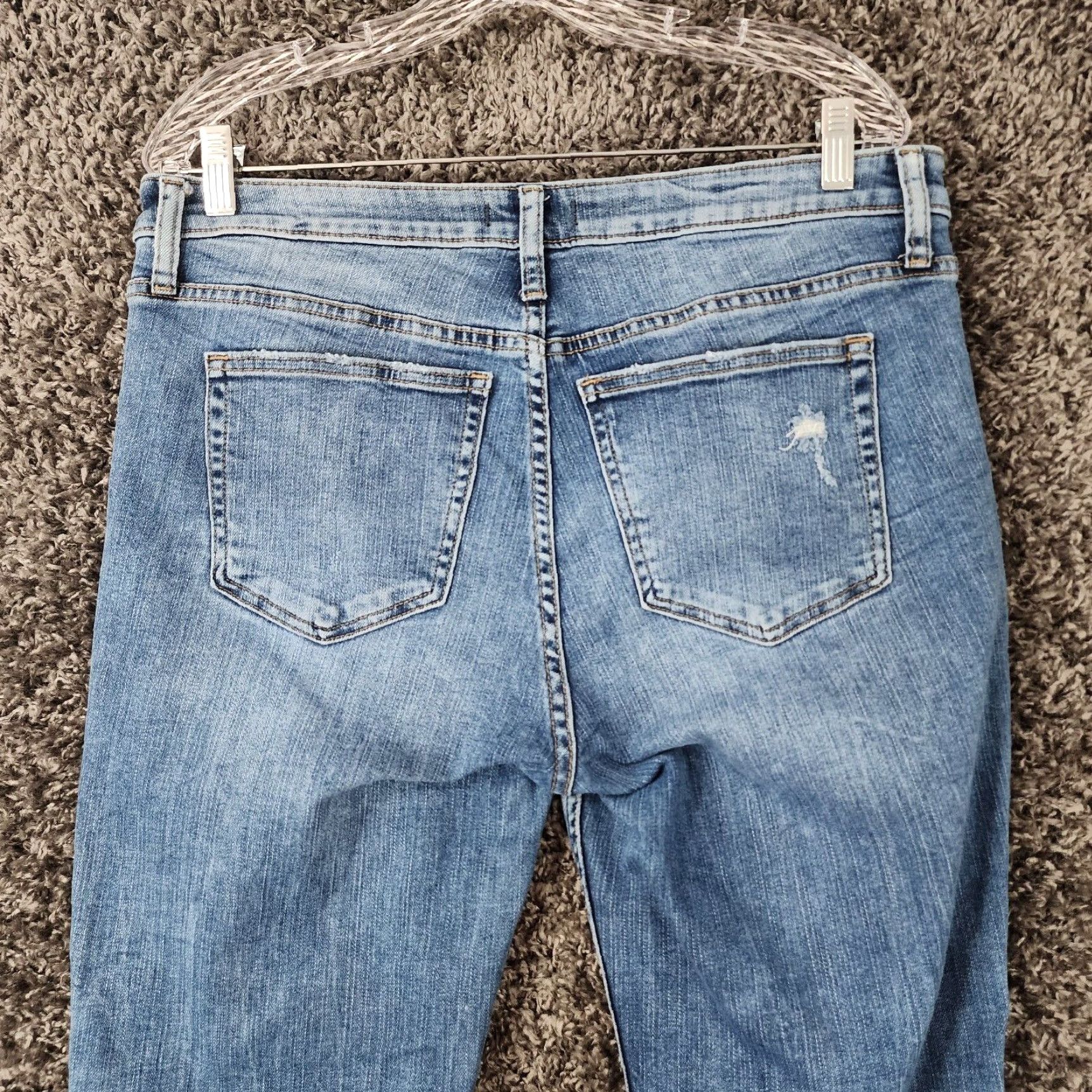 Silver Jeans Co. SILVER JEANS Distressed Stretch Skinny Jeans Adult 34x31 Blue Metal Mens Size US 34 / EU 50 - 7 Thumbnail