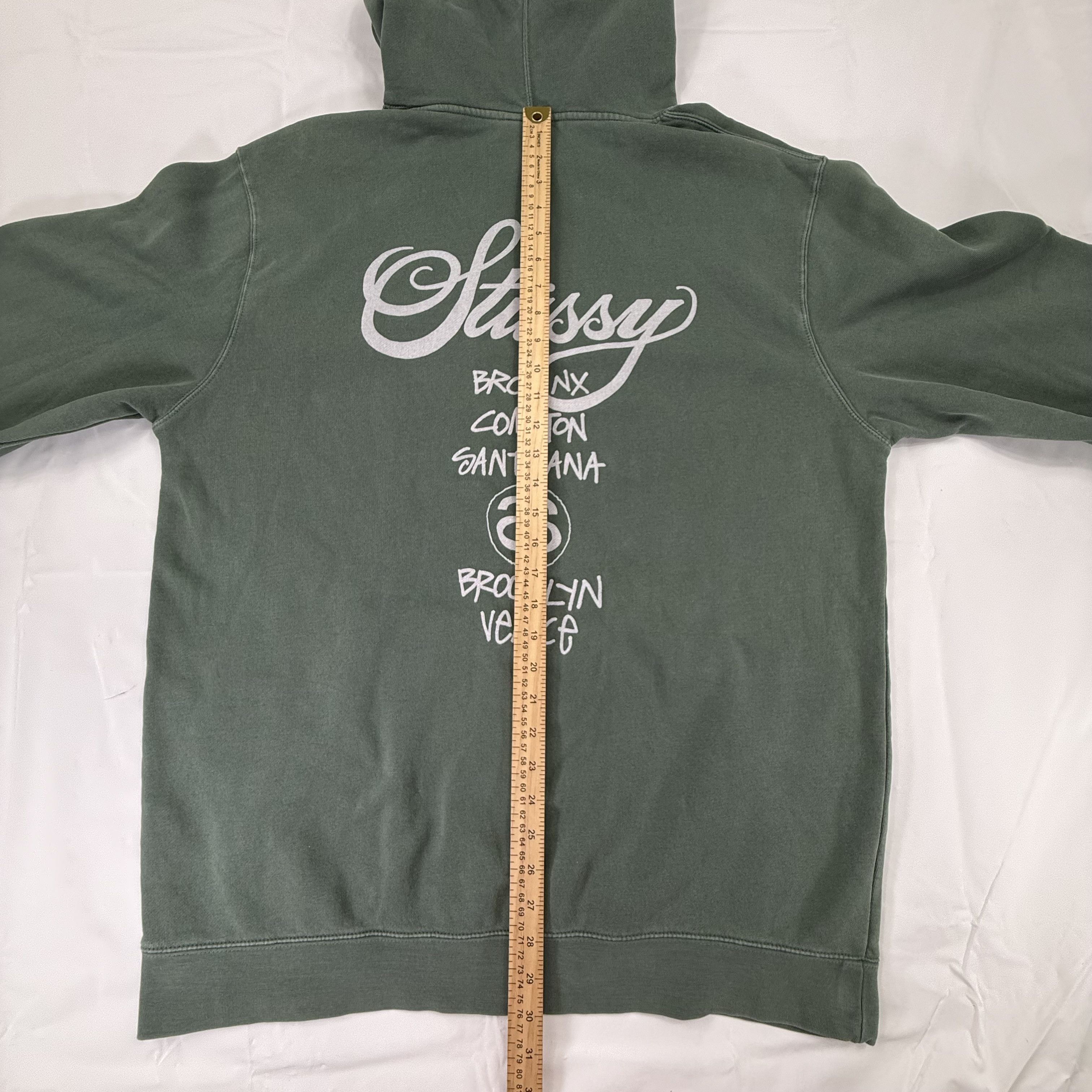 Stussy Stussy World Tour Hoodie XXL Faded Graphic Pullover Mens Size US XXL / EU 58 / 5 - 4 Thumbnail
