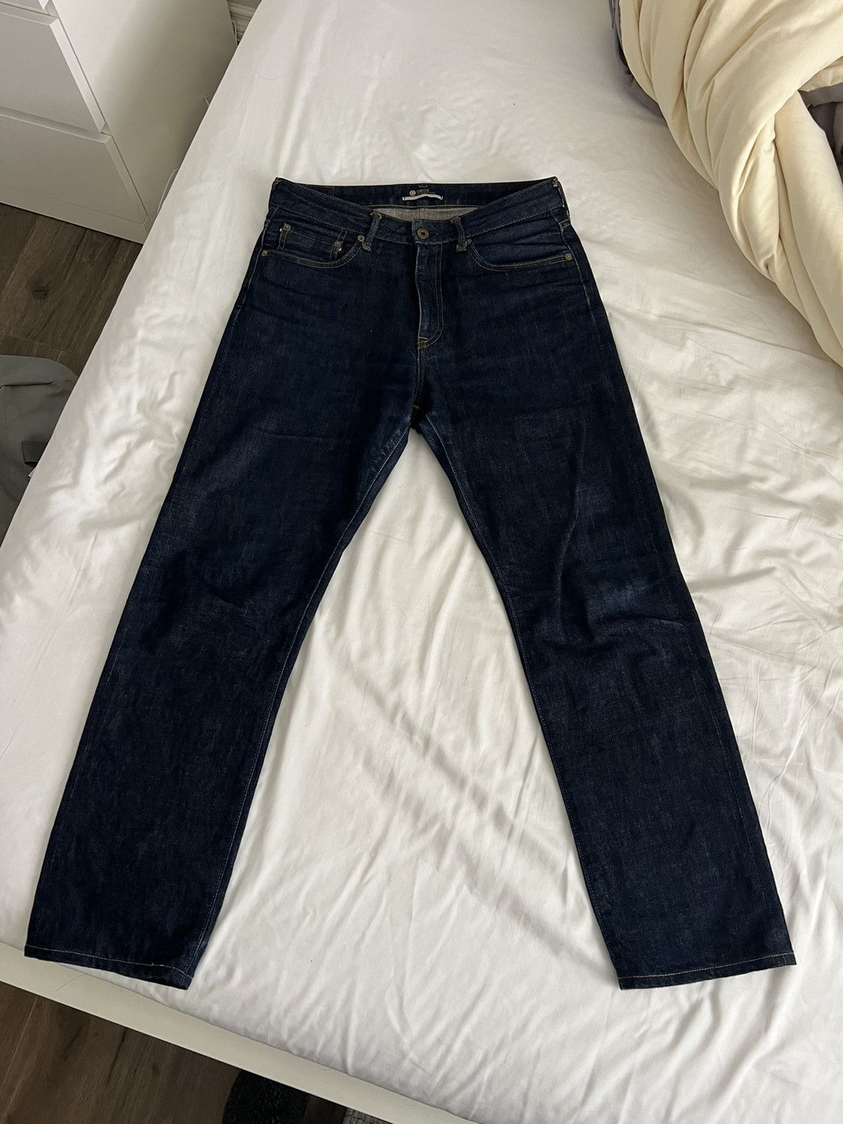 image of Japan Blue Raw Denim J404 Straight, Men's (Size 30)