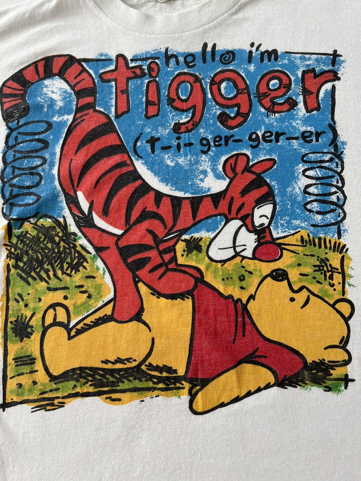 Disney Vintage 90s Tigger Winnie the Pooh Disney Cartoon T-shirt Size US M / EU 48-50 / 2 - 4 Thumbnail