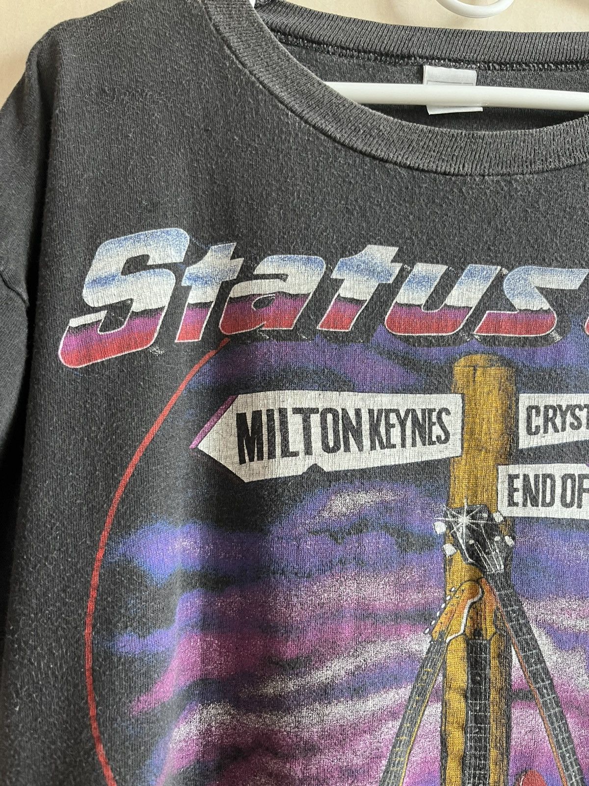 Vintage Vintage 1984 Status Quo Shirt The Final Gig Rock Band Tee Size US L / EU 52-54 / 3 - 6 Thumbnail