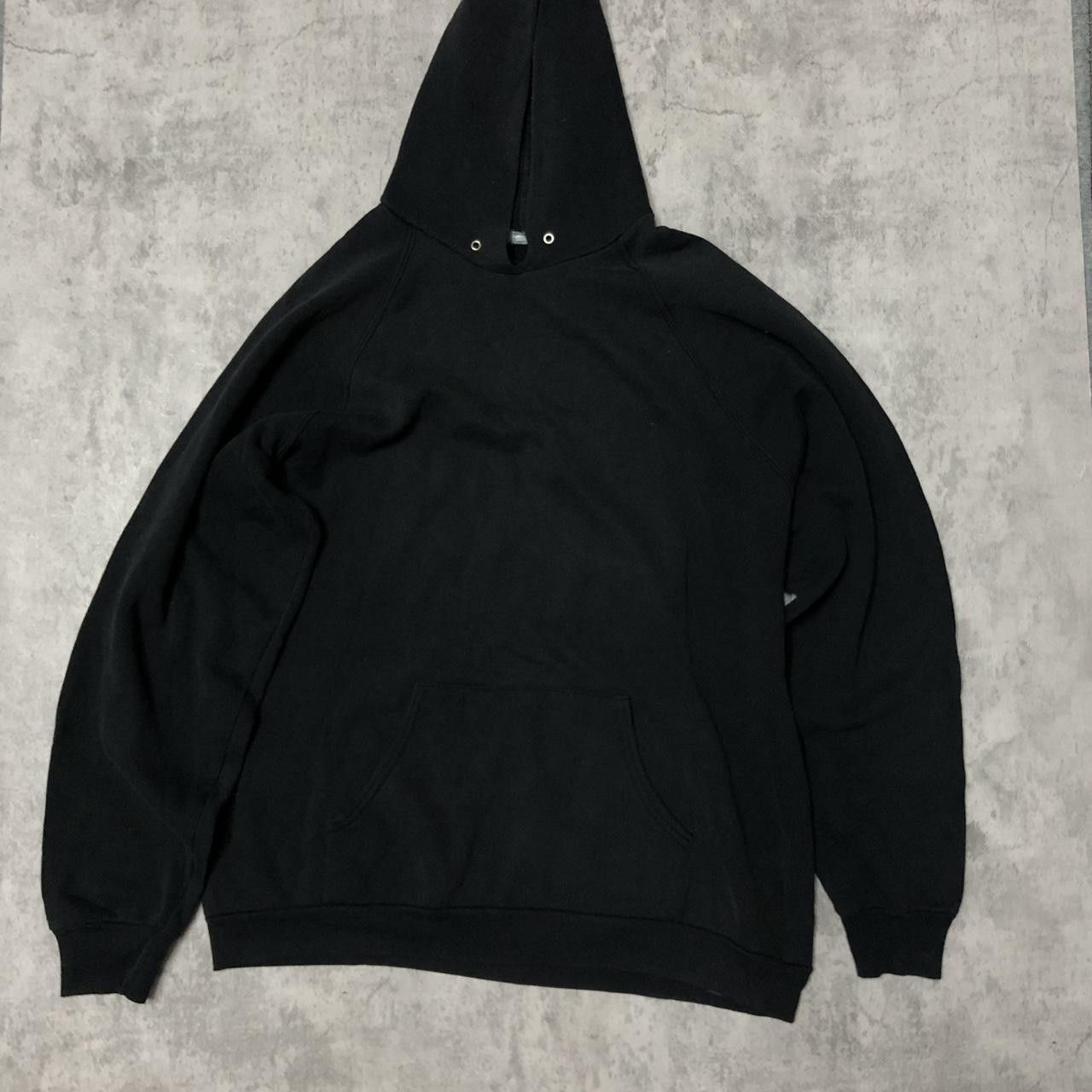 Other Black hoodie with small holes on the front #hoodie Size US XL / EU 56 / 4 - 1 Thumbnail