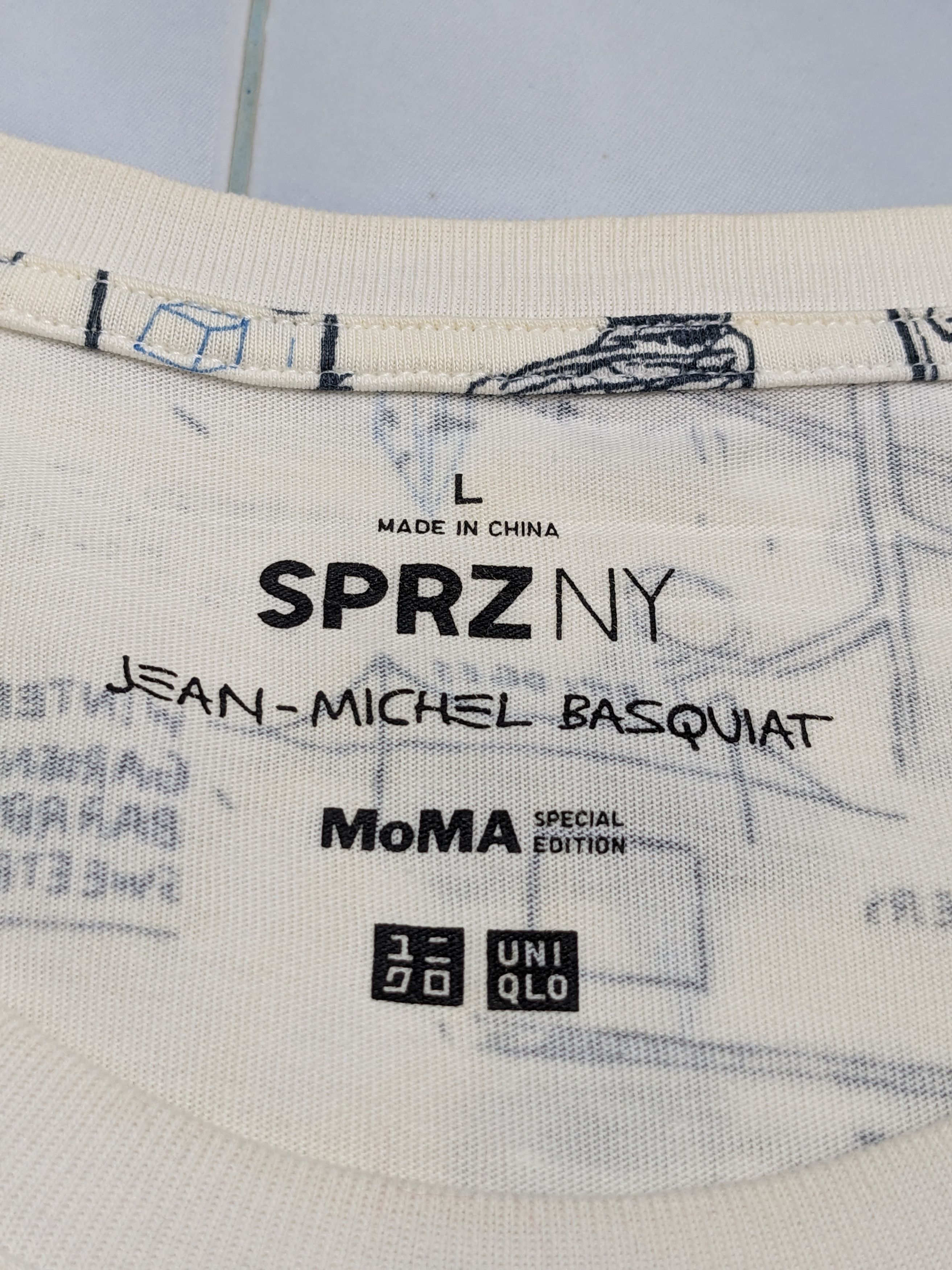 Jean-Michel Basquiat Japanese Brand uniqlo X Jean Michel Basquiat X Moma Tshirt Size US L / EU 52-54 / 3 - 8 Thumbnail