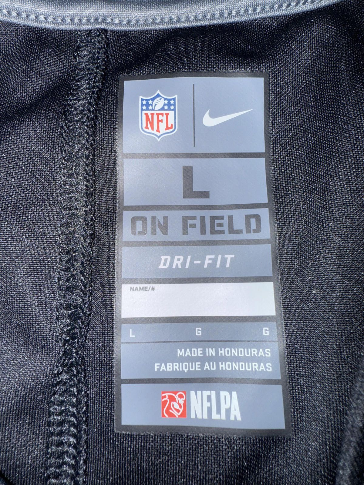 Nike Nike Men’s Nfl Pittsburgh Steelers Game Issue Football Black Blank Jersey Size US L / EU 52-54 / 3 - 3 Thumbnail