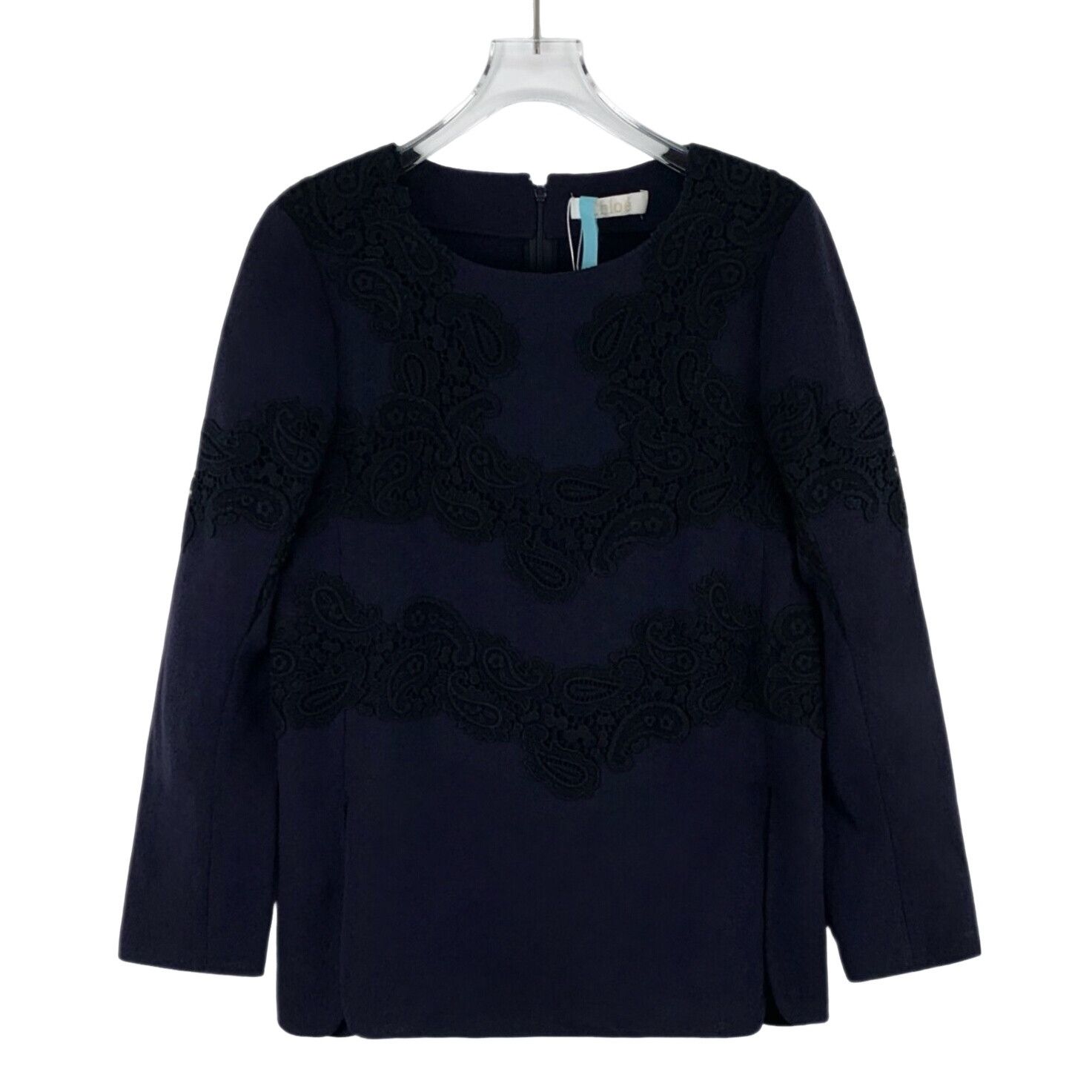 Chloe Chloe Embroidered Wool Sweater Size 34 Size XS / US 0-2 / IT 36-38 - 1 Thumbnail