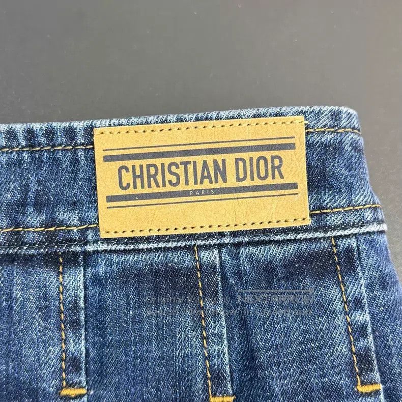 Dior Dior Blue washed gradient full-print jeans skirt Size 42" / US 20 - 7 Thumbnail