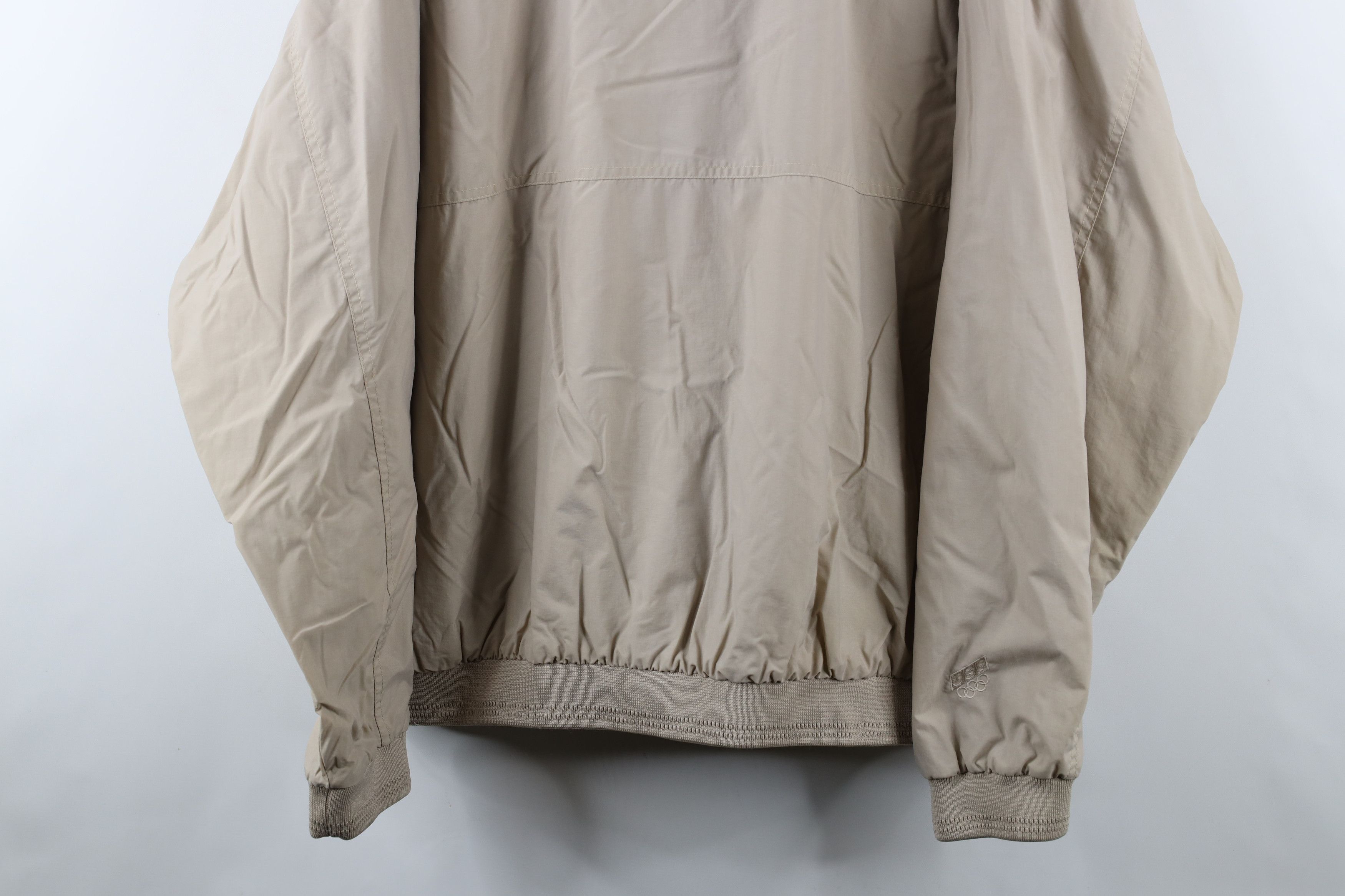 Vintage Vintage 90s USA Olympics Pullover Windbreaker Jacket Beige Size US XL / EU 56 / 4 - 3 Thumbnail