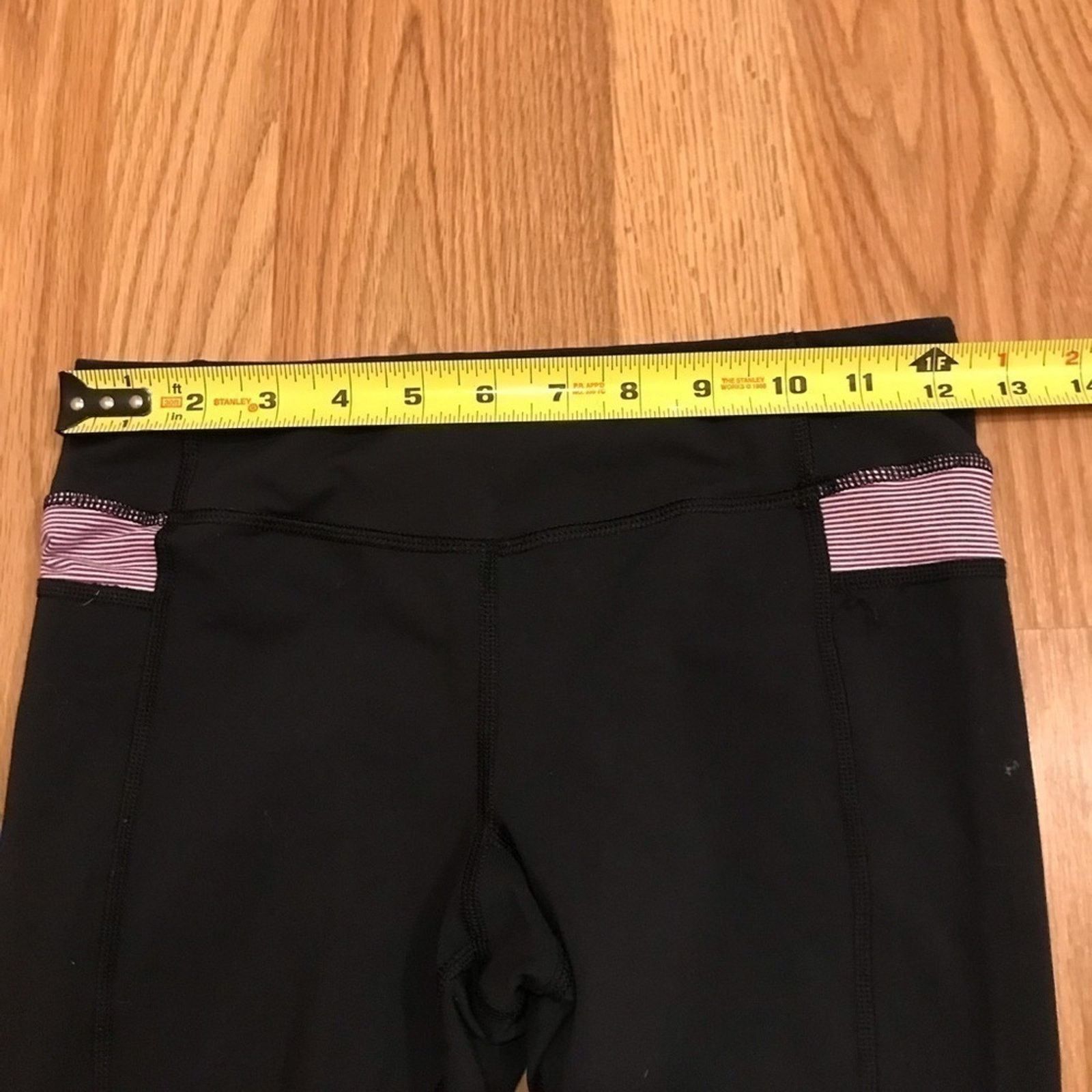 Lululemon LULULEMON RUN EMPOWER CROP PANTS BLACK Leggings Size 27" / US 4 / IT 40 - 6 Thumbnail