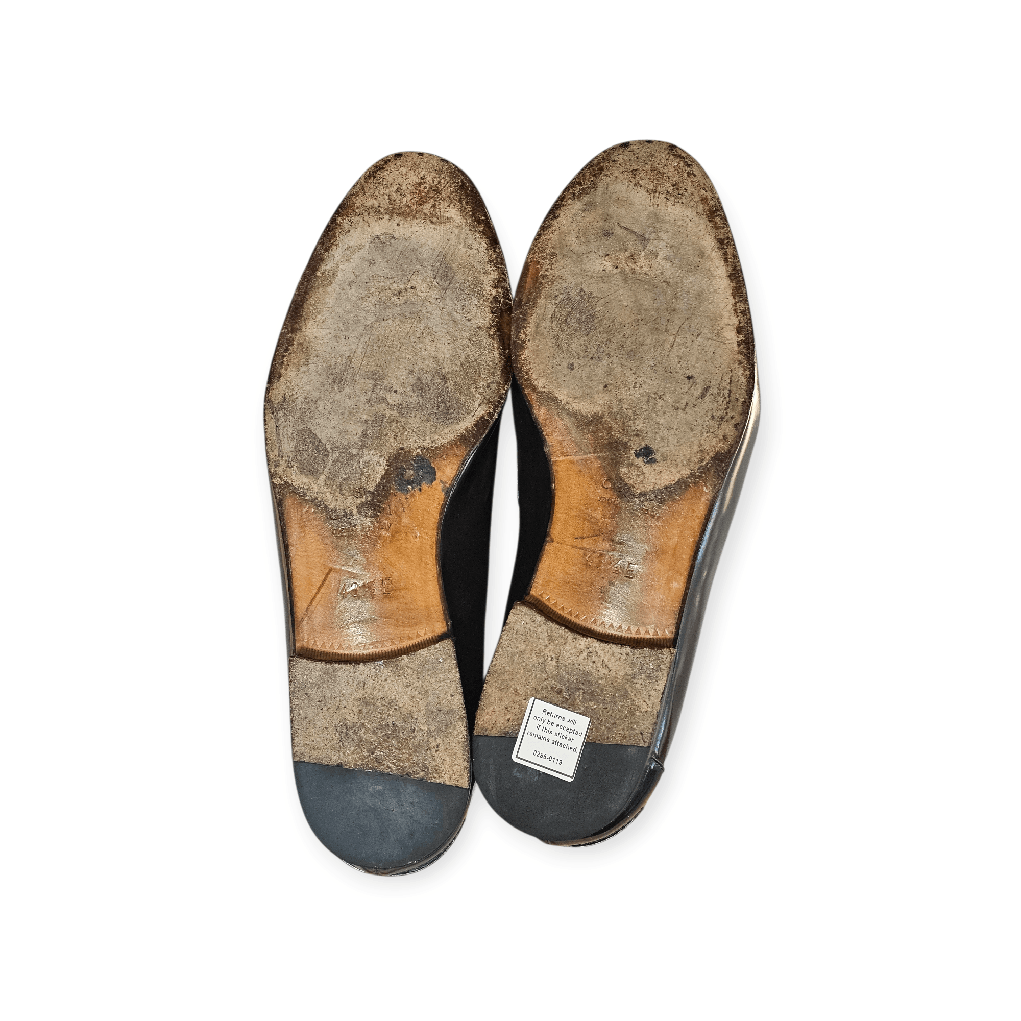 Gucci Brown & Royal Blue Leather Penny Loafers US 10.5 EU 43