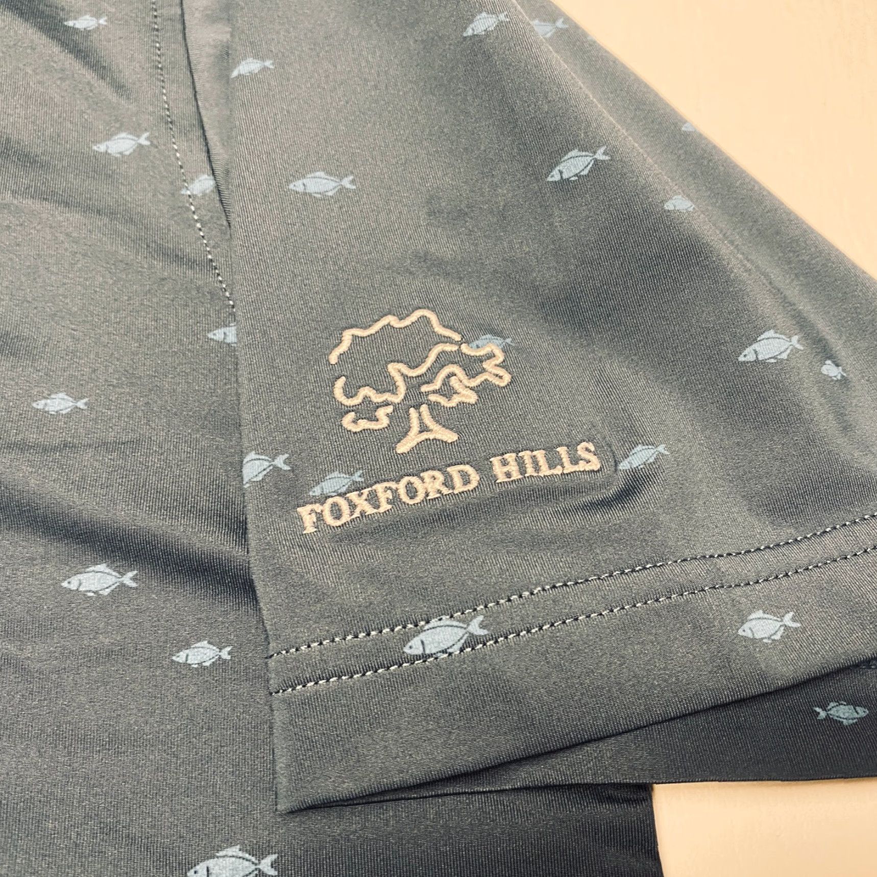 Footjoy FootJoy Polo Shirt Men Large Blue Fish Golf Casual Logo Knit Short Sleeve Shirt Regular Fit Size US L / EU 52-54 / 3 - 5 Thumbnail