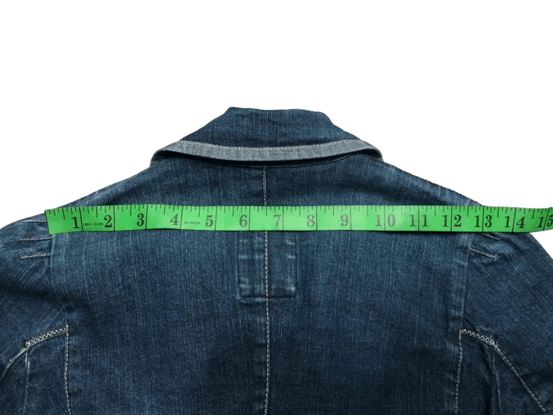 Japanese Brand Marithe Francois Girbaud Denim Double Breasted Coat Jacket Size S / US 4 / IT 40 - 22 Thumbnail