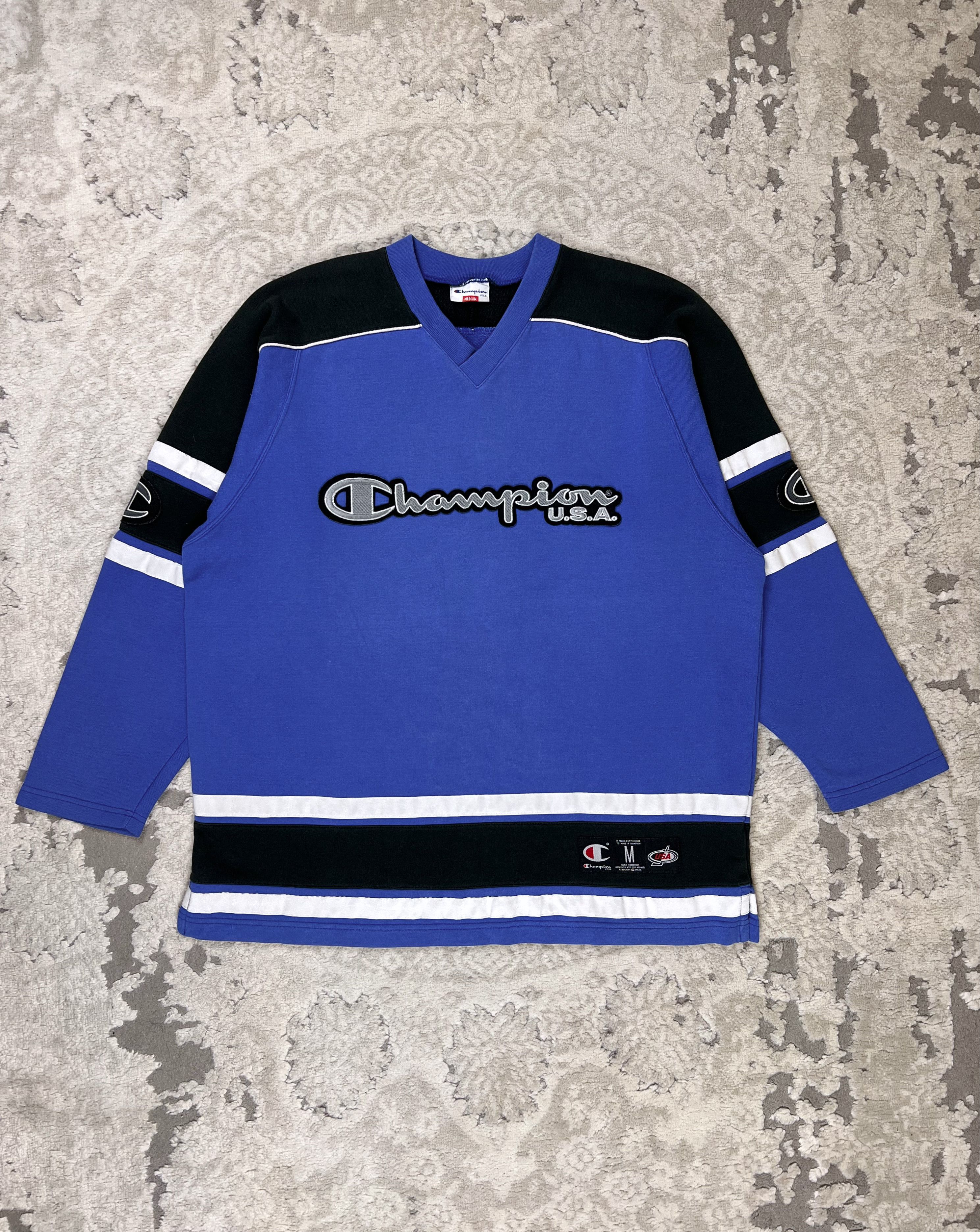Champion Vintage Champion USA Hockey Jersey Style Sweatshirt Big Logo Size US M / EU 48-50 / 2 - 1 Thumbnail