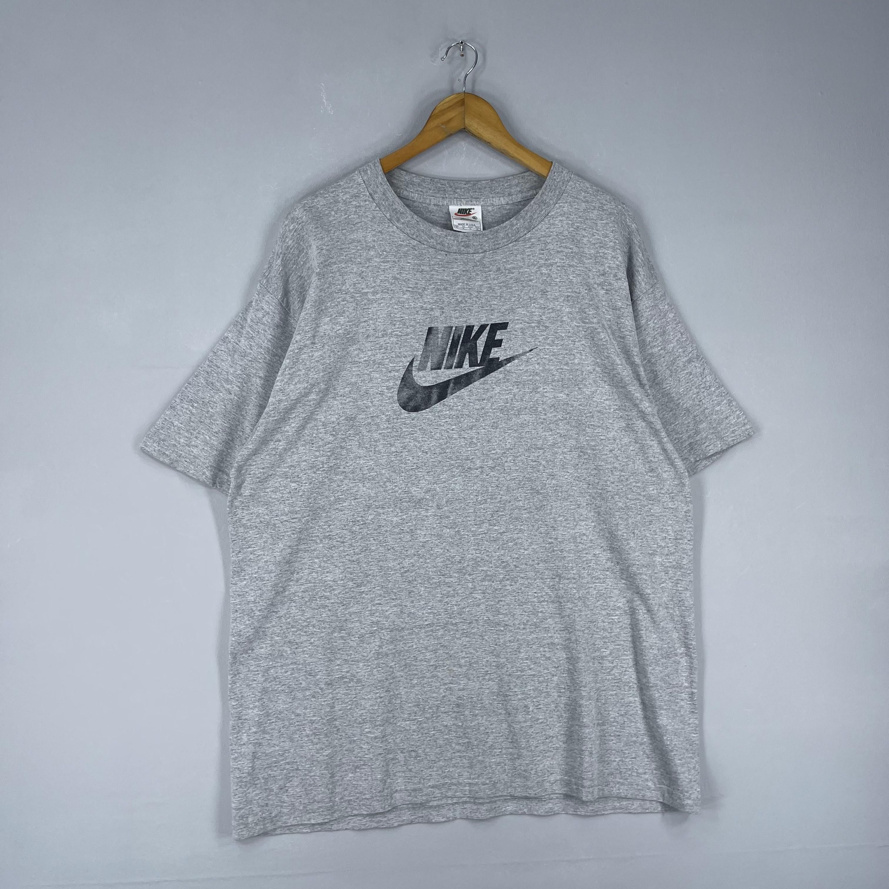 Nike Vintage 90's NIKE Swoosh Big Logo Spellout Tshirt Size US XL / EU 56 / 4 - 3 Thumbnail