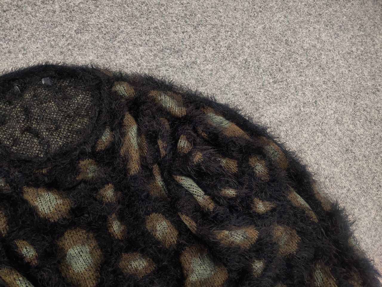 If Six Was Nine Vintage leopard Mohair Style Black Sweater Y2K hysteric Size US S / EU 44-46 / 1 - 8 Thumbnail