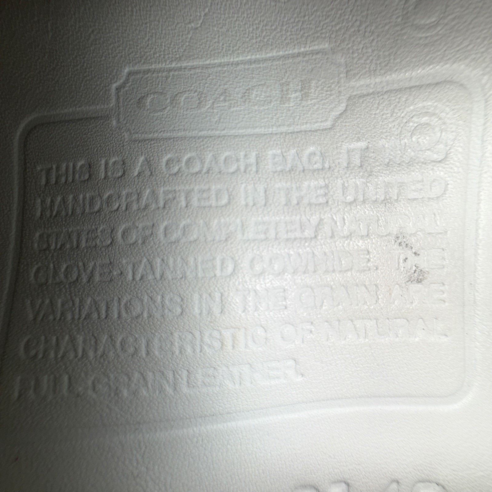 Coach COACH 9142 Vintage Leather Hippie Bag White With Hangtag Size ONE SIZE - 12 Thumbnail