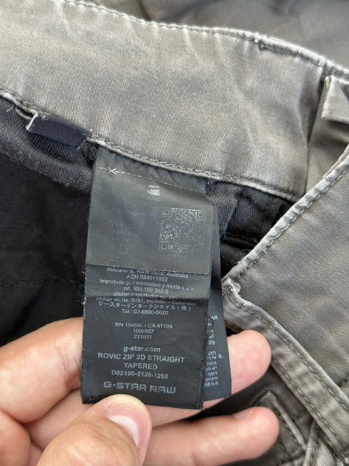 G-Star Vintage G-star Raw Cargo Pants Multi Pocket Fit Logo Size US 30 / EU 46 - 13 Thumbnail