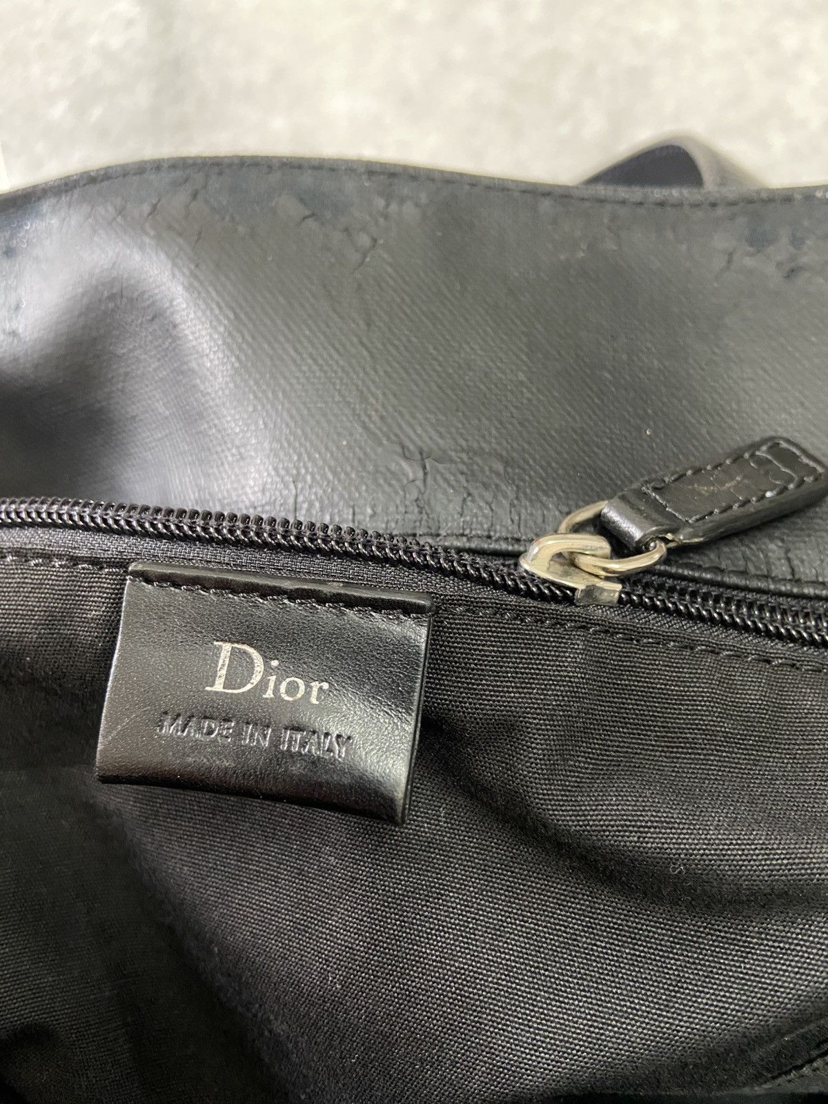 Dior Dior Homme Black Canvas Tote Bag Size ONE SIZE - 9 Thumbnail