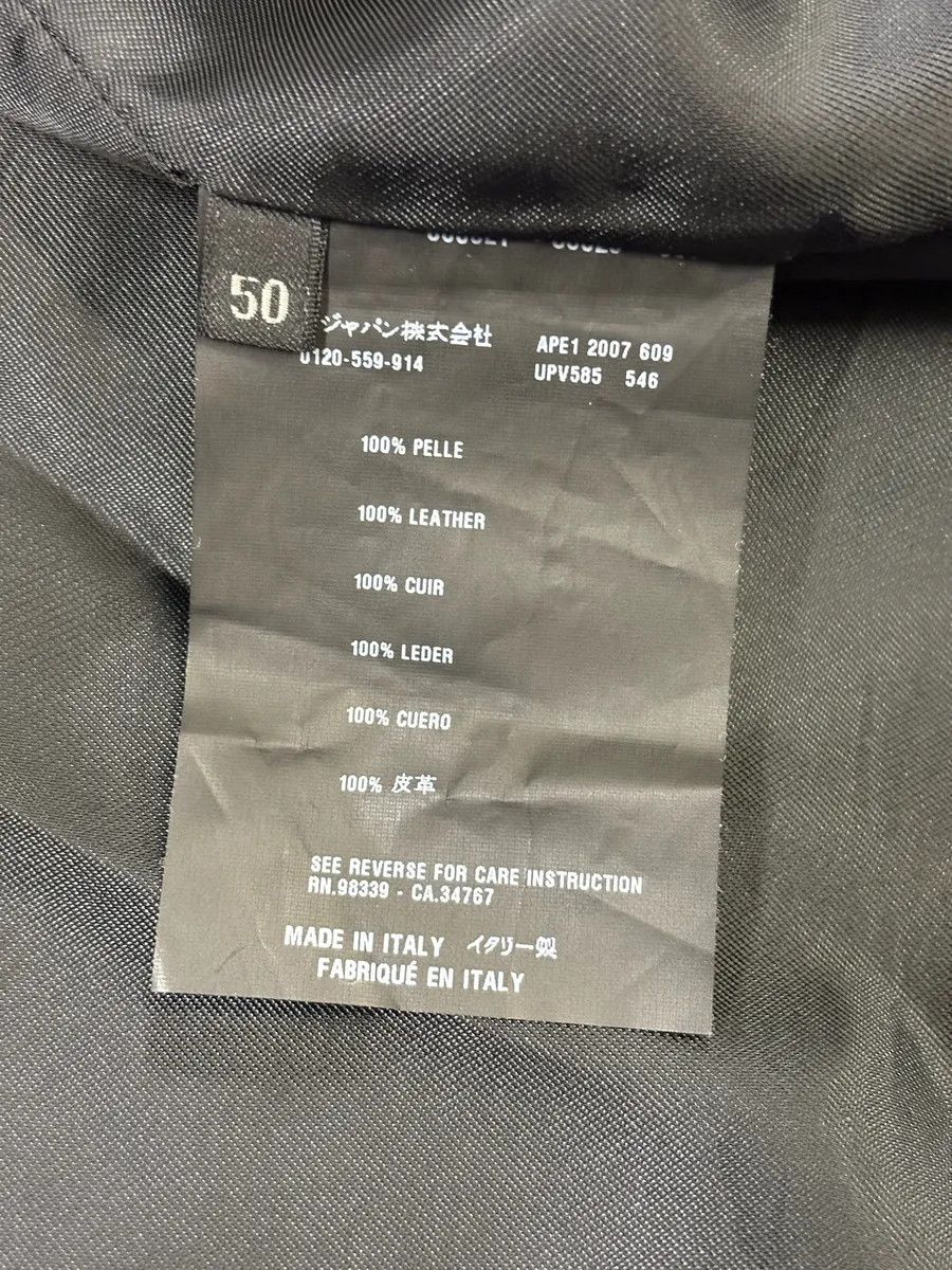Prada AW2007 Prada Black Biker Premium Leather Jacket Size US M / EU 48-50 / 2 - 6 Thumbnail