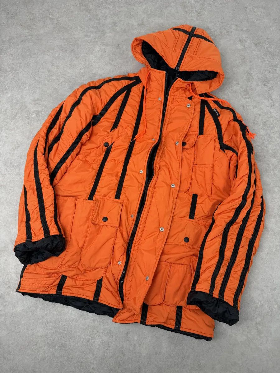 Dolce & Gabbana AW2003 Dolce & Gabbana Orange & Black Lined Ultra Hooded Size US M / EU 48-50 / 2 - 8 Thumbnail