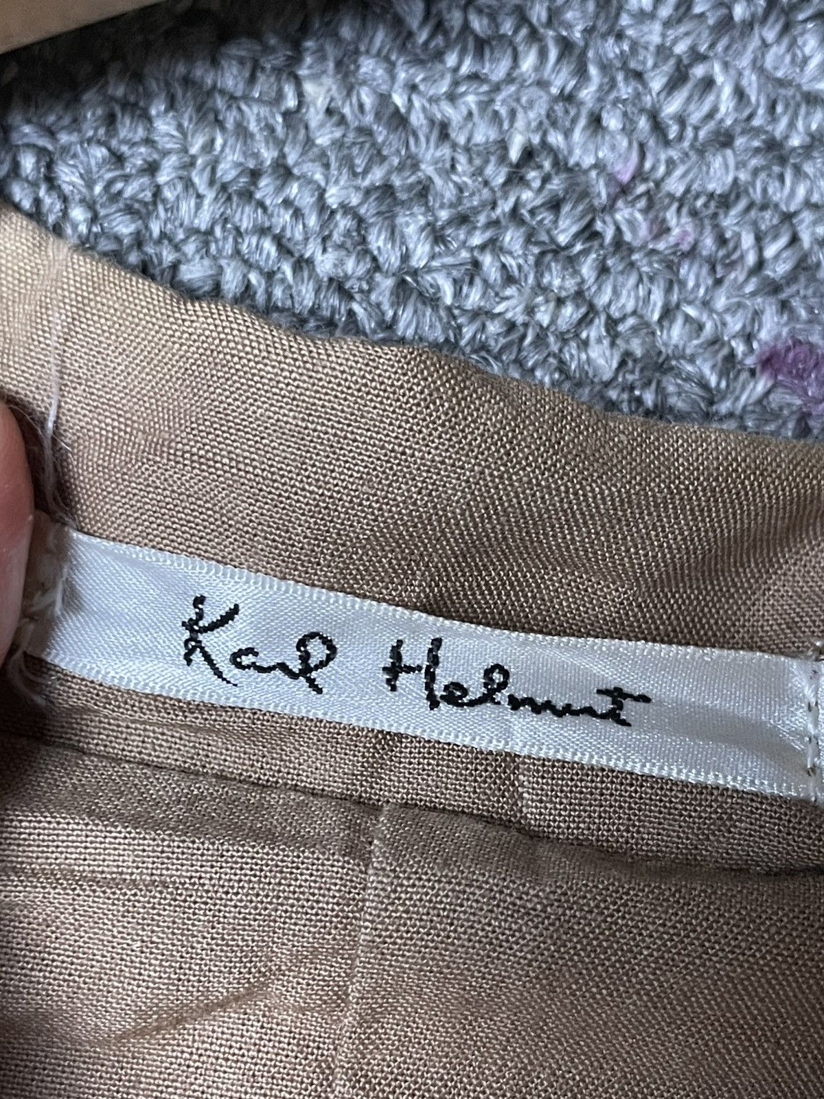 Japanese Brand × Karl Helmut × Vintage Karl Helmut Short Sleeve Buttoned Jacket (108) Size US S / EU 44-46 / 1 - 7 Thumbnail