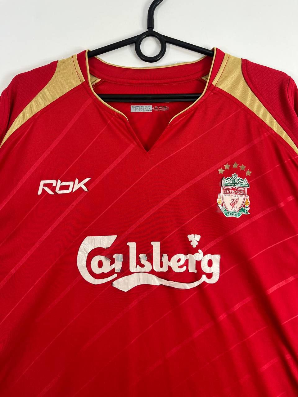 Reebok Liverpool Jersey UCL Cup Football Shirt 2005 2006 Sz XXL Size US XXL / EU 58 / 5 - 2 Thumbnail