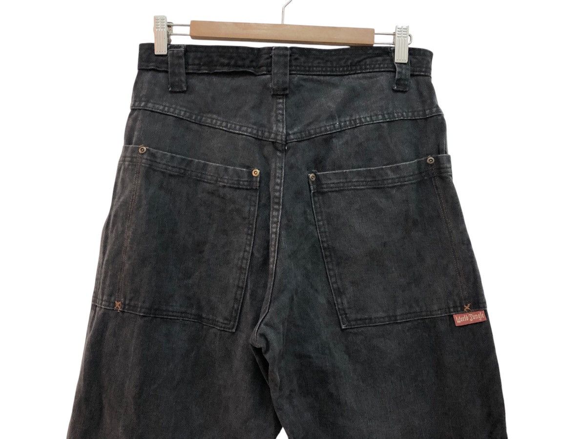 Affliction × JNCO × Vintage CRAZY🔥Y2K WORLD JUNGLE BULLMEGA CUT 2001 RAVE BAGGY RARE Size US 32 / EU 48 - 7 Thumbnail