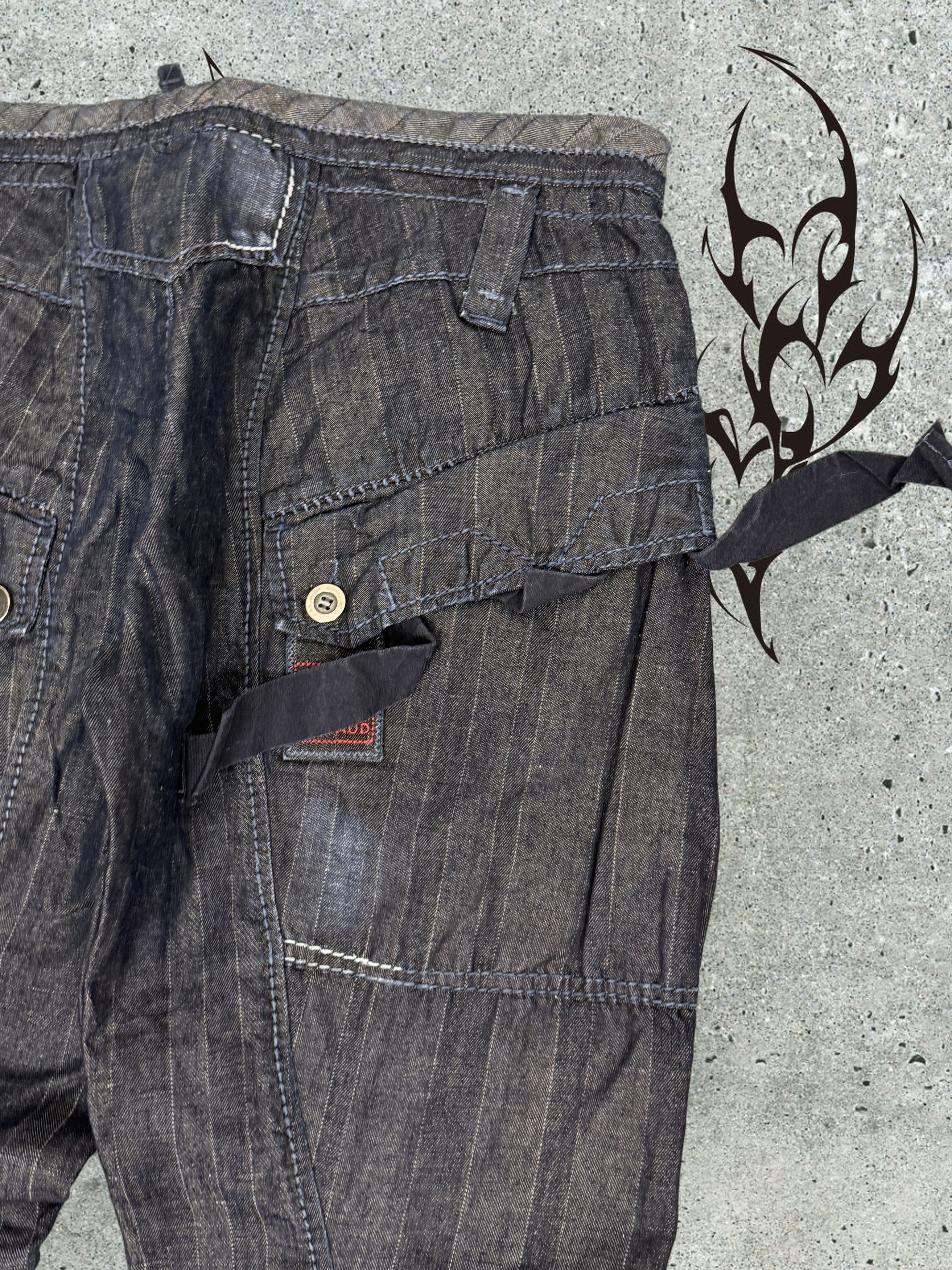 Marithe + Francois Girbaud Vintage M+FG bondage denim pants Size 30" / US 8 / IT 44 - 3 Thumbnail