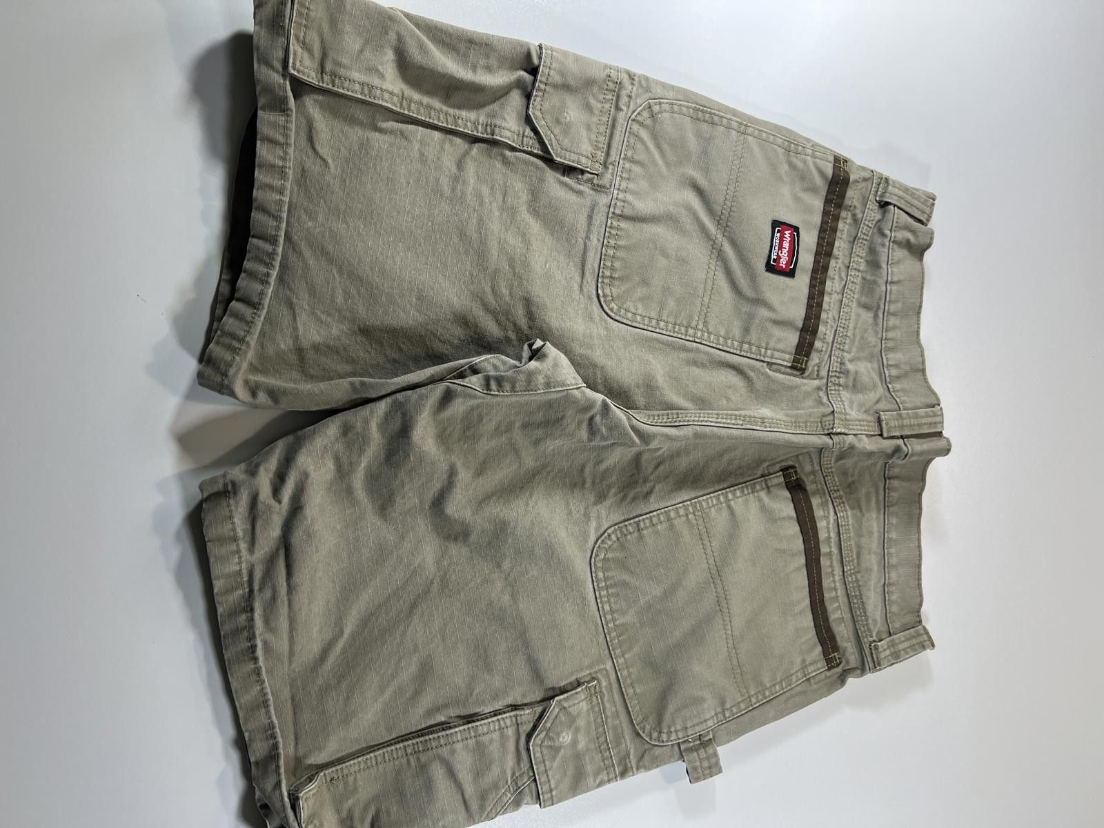 Unknown London Vintage Wrangler Beige Cargo Shorts 32 Size US 32 / EU 48 - 10 Thumbnail