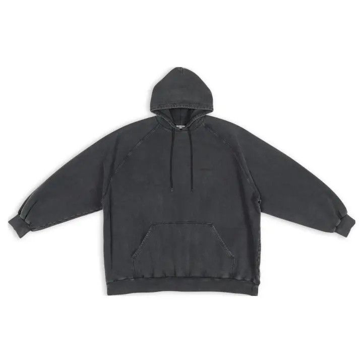 Balenciaga Balenciaga Color Hooded Long Sleeve Sweatshirt Size US M / EU 48-50 / 2 - 1 Thumbnail