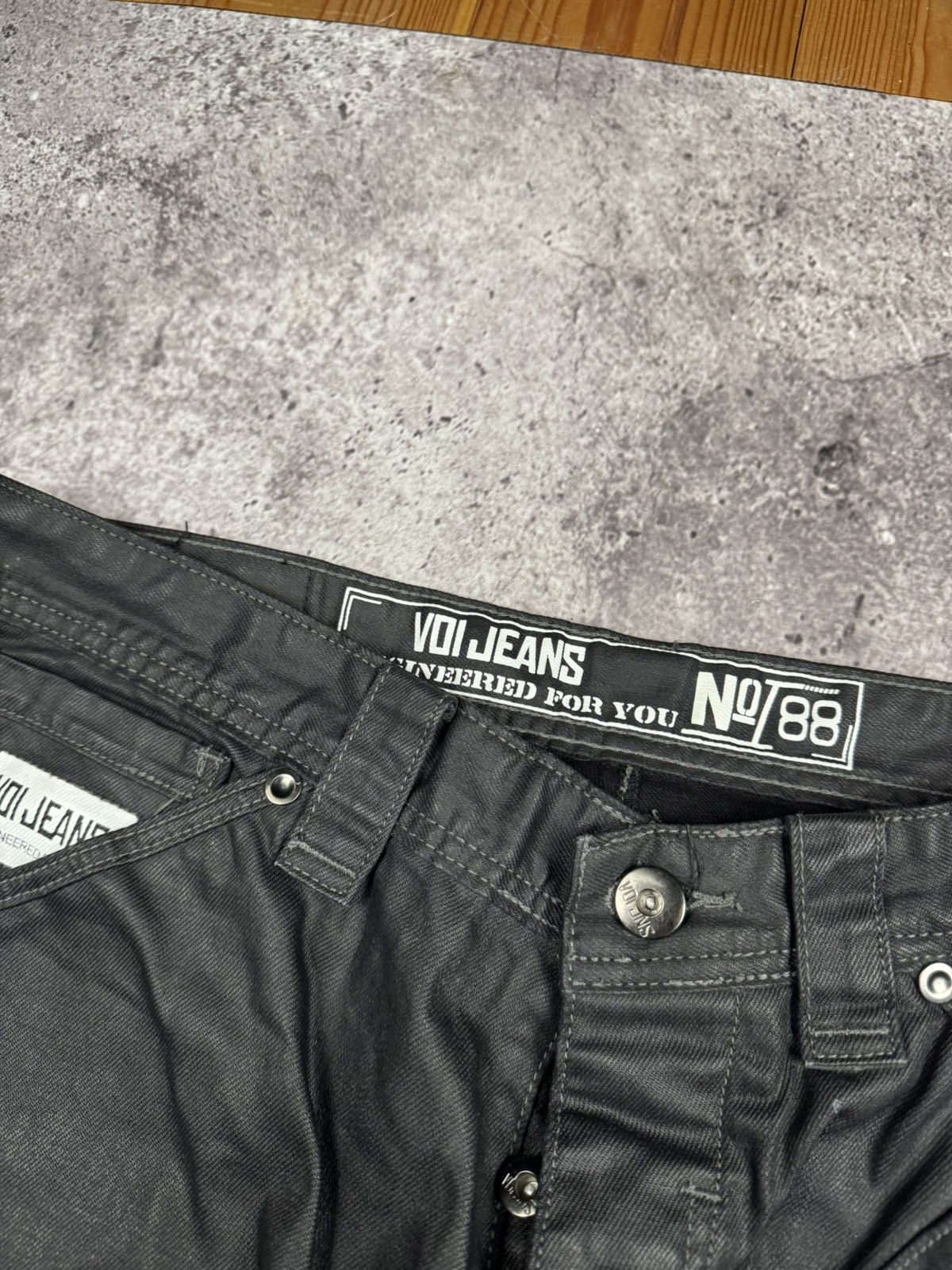 Japanese Brand Vintage VOI Jeans Distressed flared denim japan style 34 Size US 34 / EU 50 - 8 Thumbnail