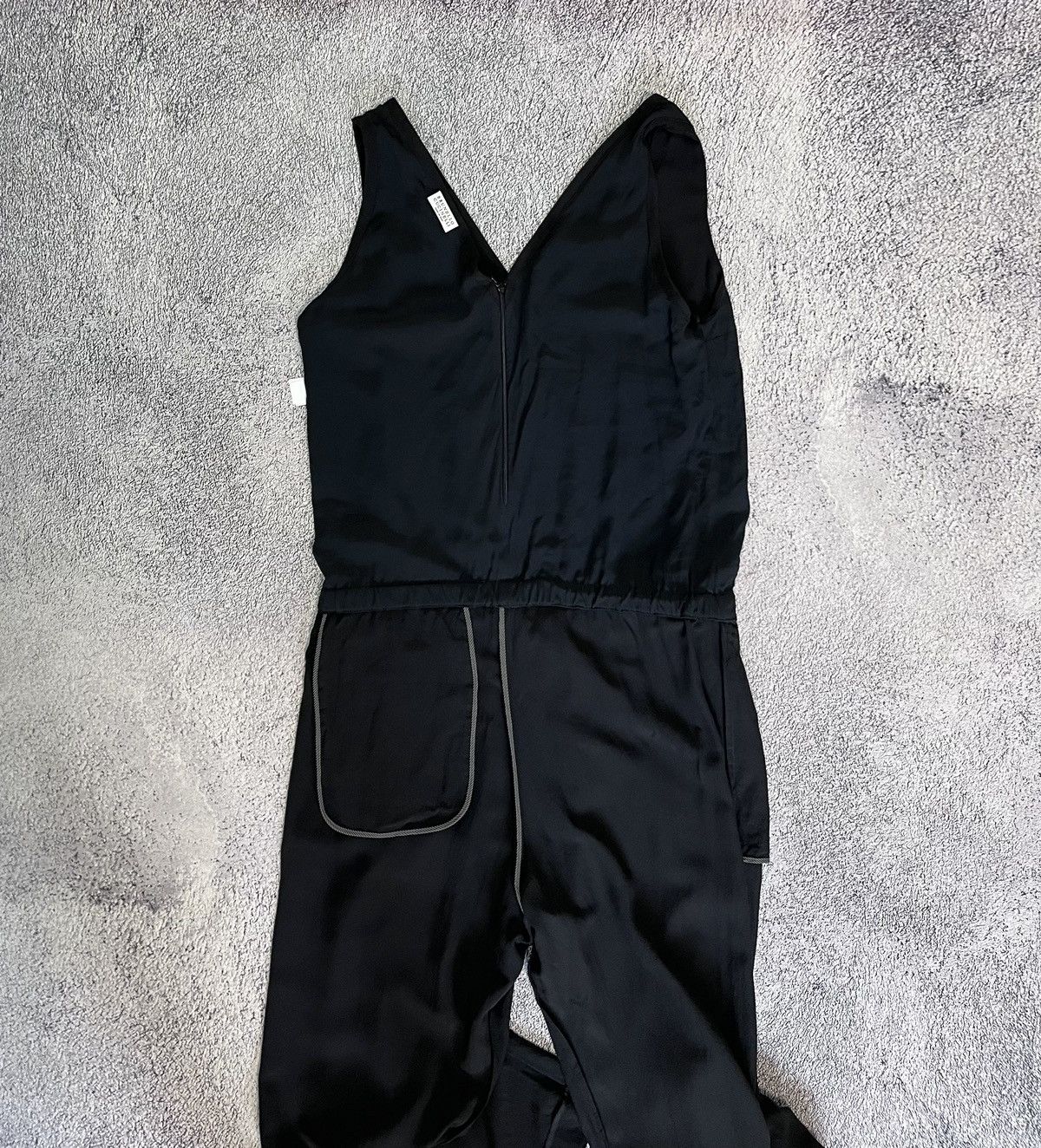 Brunello Cucinelli Brunello Cucinelli Jumpsuit Silk Crepe De Chine Shiny SizeL Size 30" / US 8 / IT 44 - 11 Thumbnail