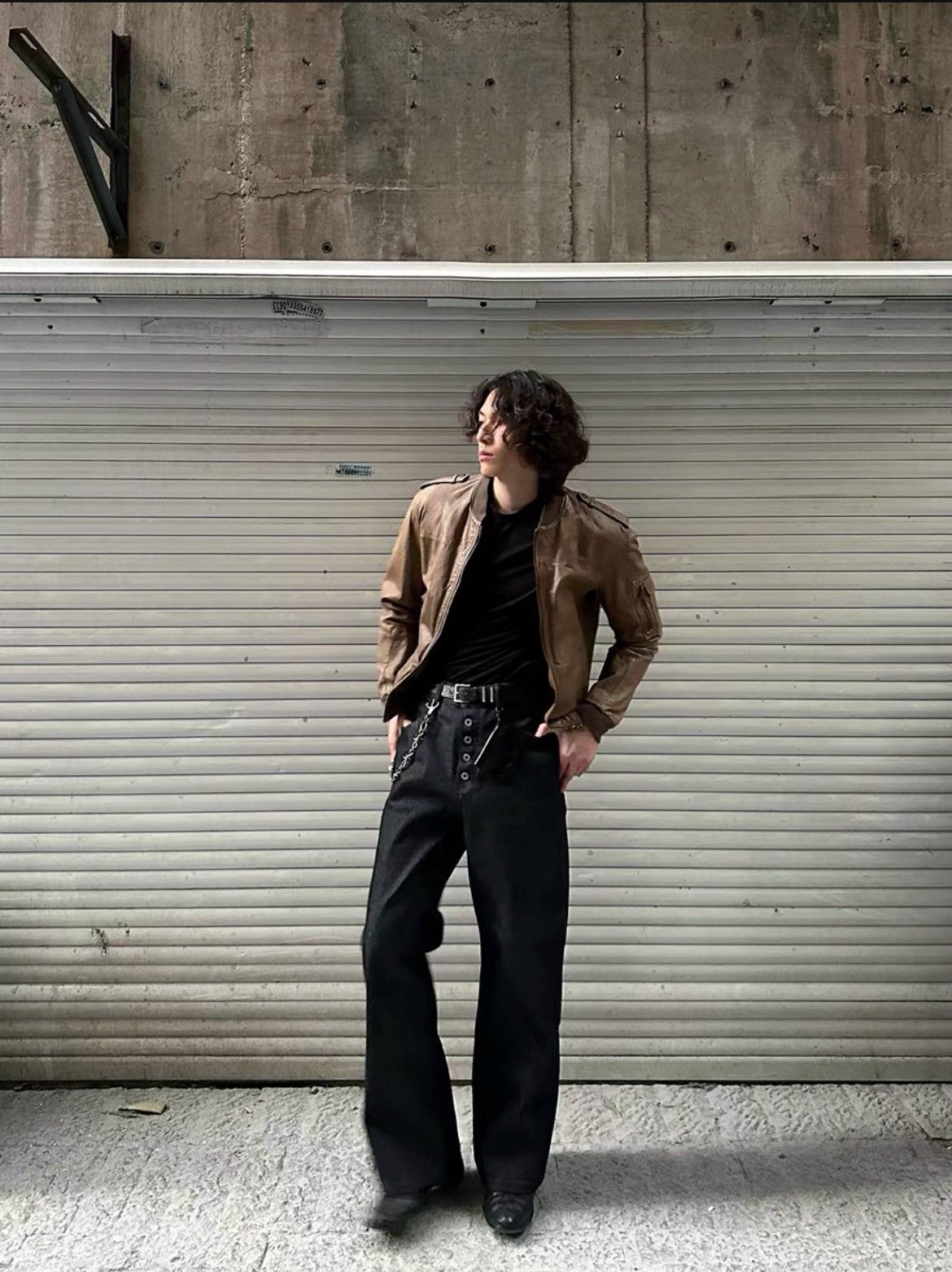 Japanese Brand THE BUTCHER RIOT raw denim jeans wide fit open button flye Size US 28 / EU 44 - 15 Thumbnail