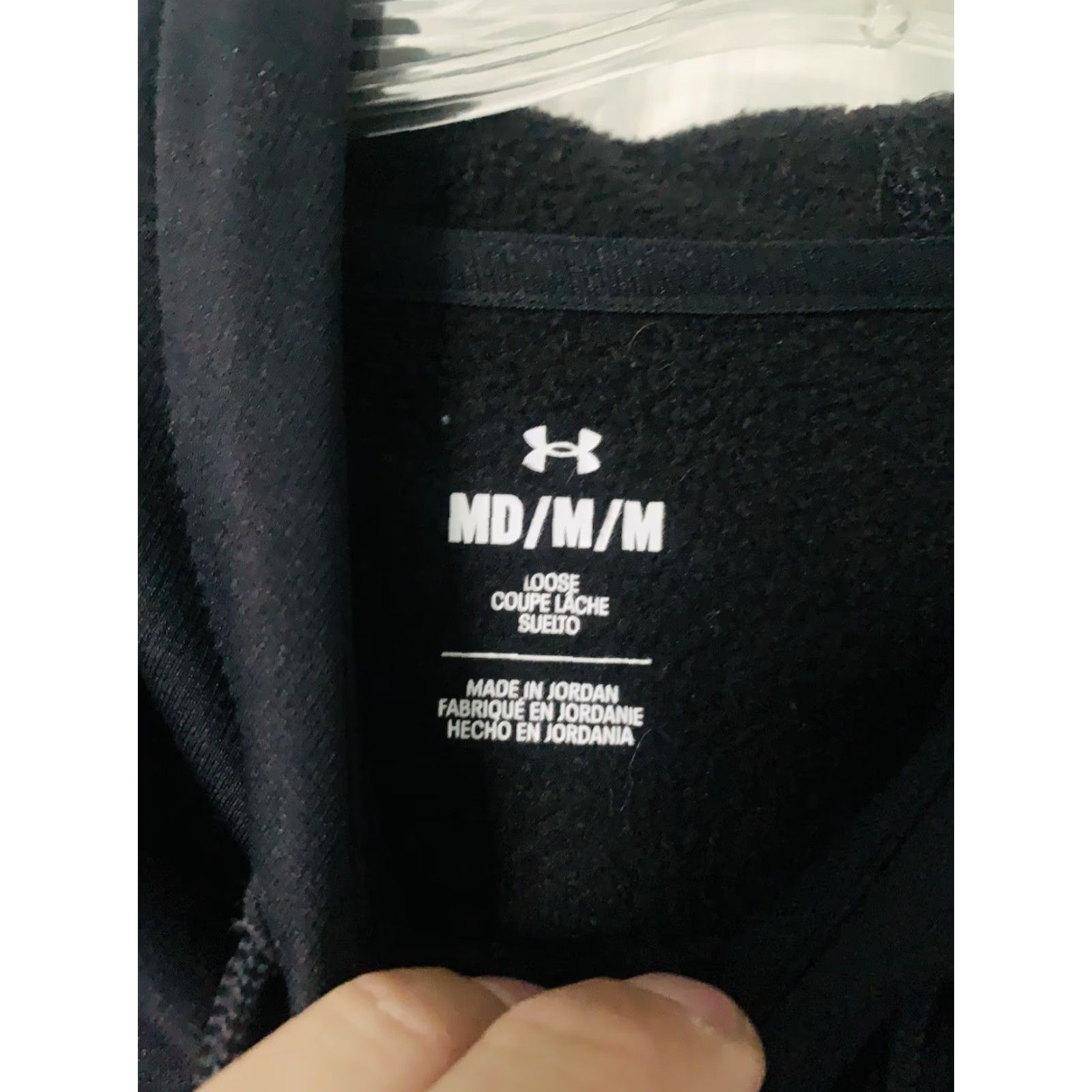 Under Armour Under Armour Women's Fleece Pullover Hoodie Black 1373070-001 Size M Pullover Hooded Lightweight Moisture Wicking Regular Fit Activewear Casual Women Size M / US 6-8 / IT 42-44 - 3 Thumbnail