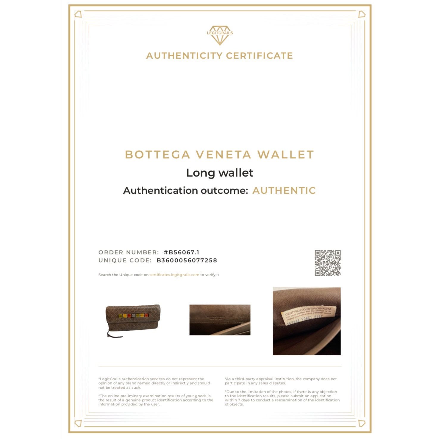 Bottega Veneta BOTTEGA VENETA RARE Intrecciato Long Wallet Pre-loved COA Size ONE SIZE - 4 Thumbnail