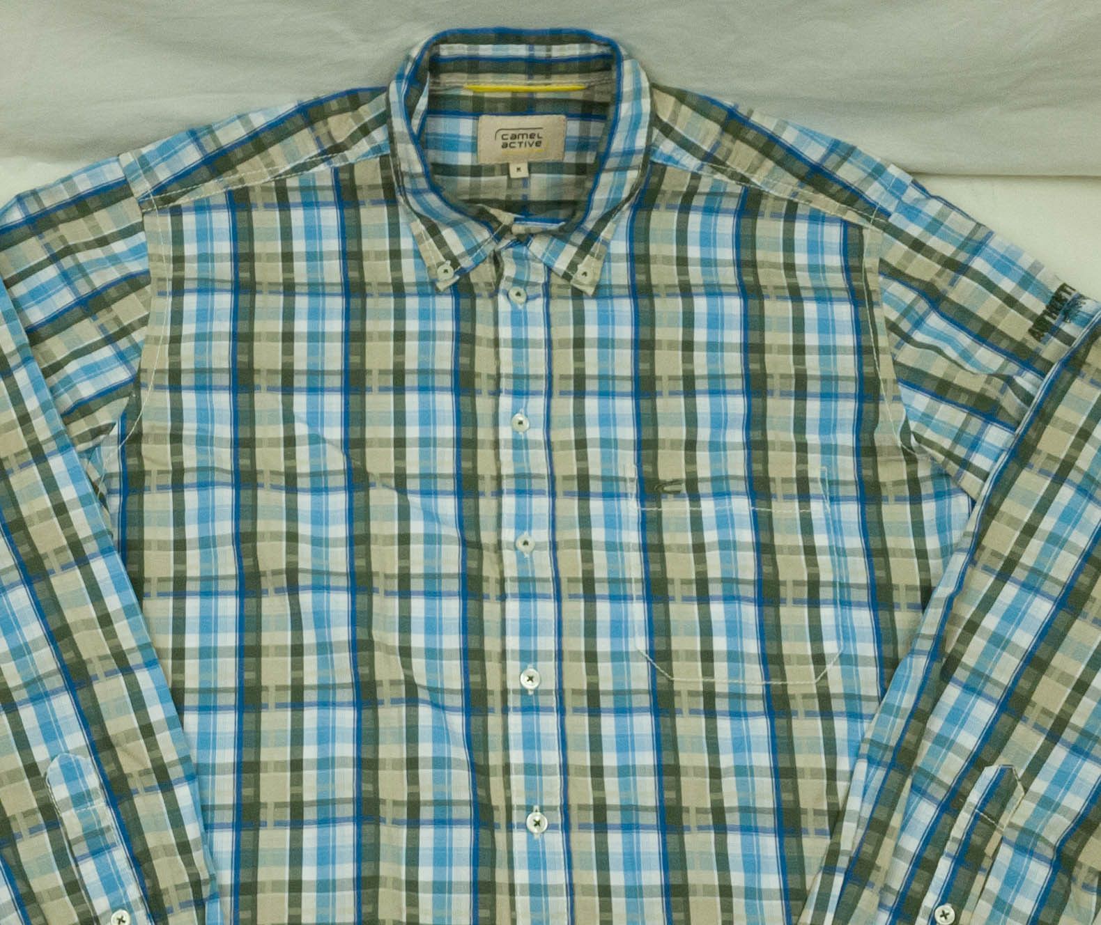 camel active CAMEL ACTIVE SHIRT LONG SLEEVE COTTON SIZE L (LABEL M) Size US L / EU 52-54 / 3 - 5 Thumbnail