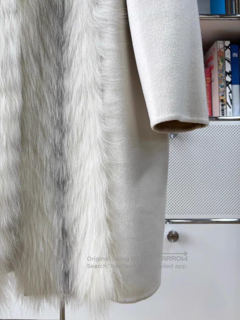 Fendi Fendi Silver fox patch 100% cashmere material jacket Size XS / US 0-2 / IT 36-38 - 4 Thumbnail
